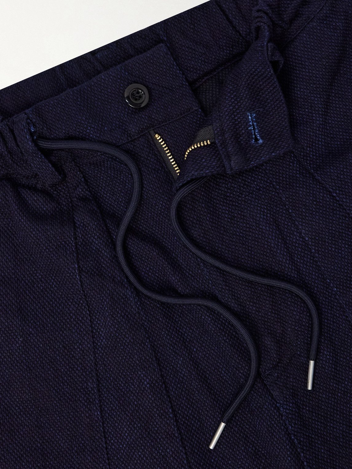 Wide-Leg Sashiko Jeans
