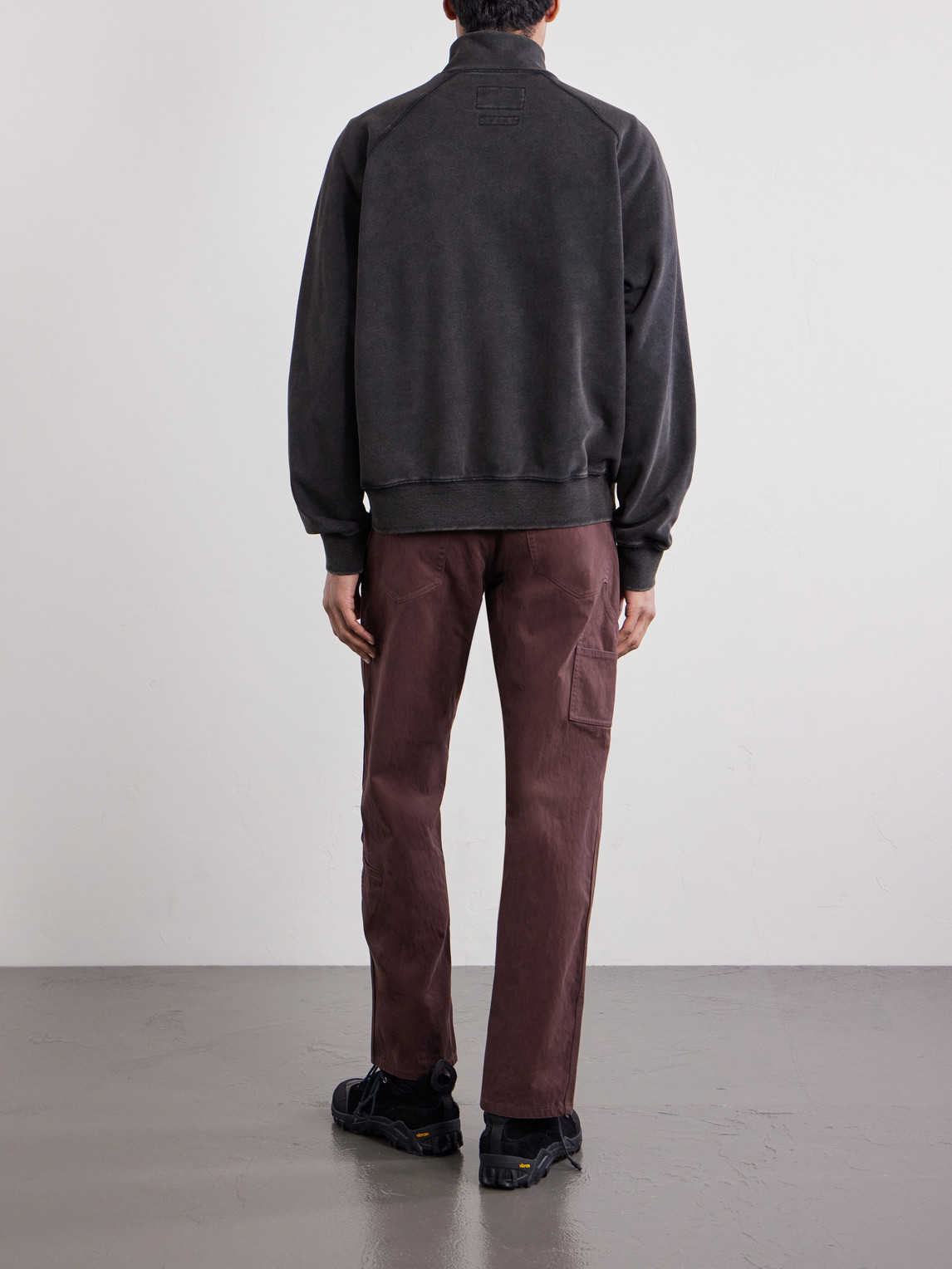 Cotton-Blend Jersey Zip-Up Sweatshirt