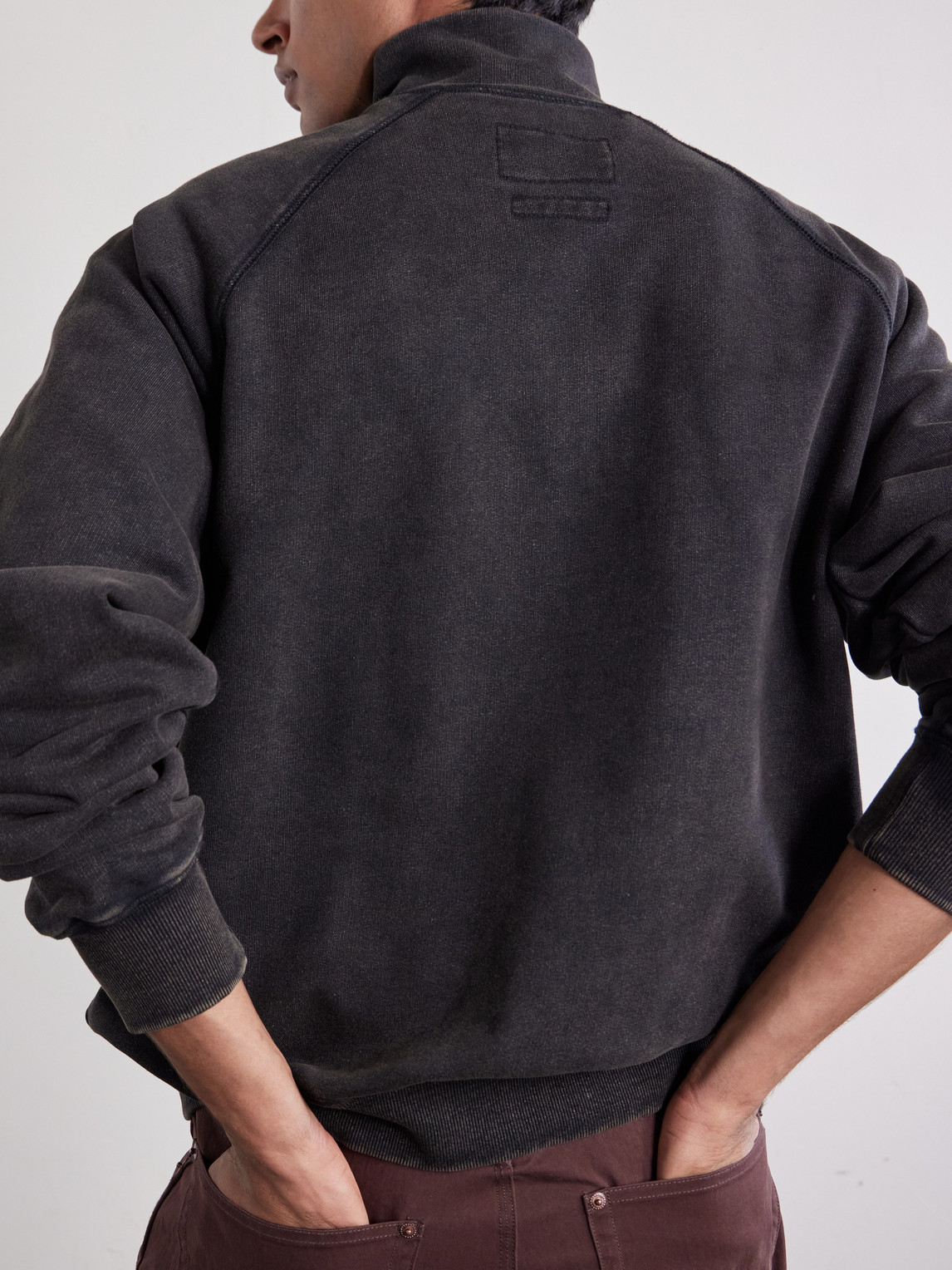 Cotton-Blend Jersey Zip-Up Sweatshirt