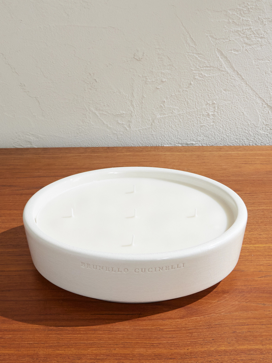 Brunello Cucinelli Scented Candle, 395g In White