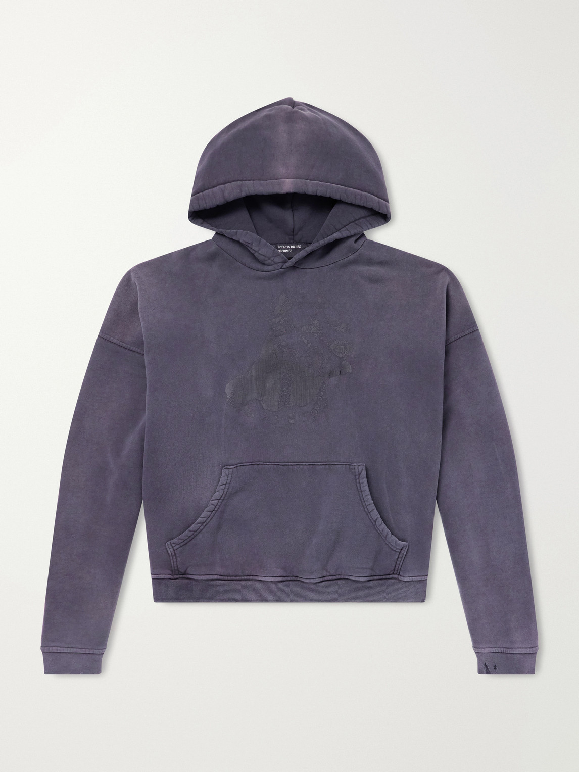 Enfants Riches Déprimés - Pit Bull Distressed Printed Cotton-Jersey Hoodie