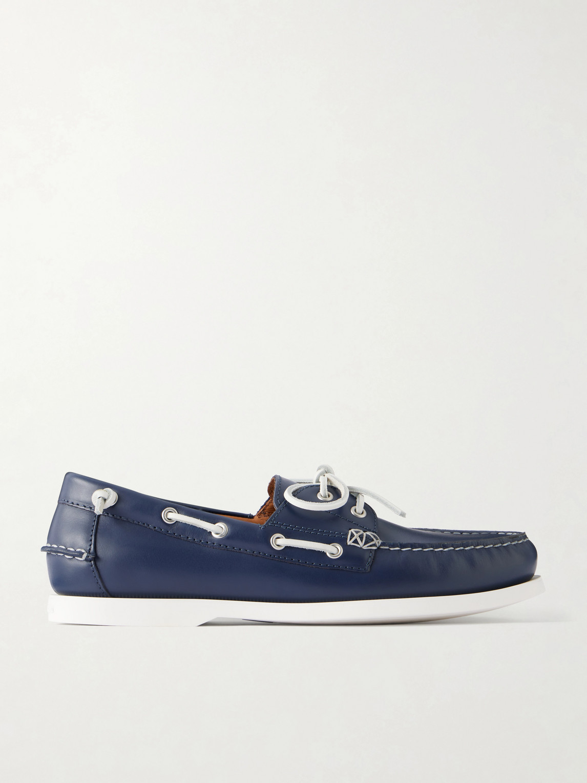 Polo Ralph Lauren Merton Leather Boat Shoes - Men | Thumbnail 6 Polo Ralph Lauren Merton Leather Boat Shoes - Men | Thumbnail 6