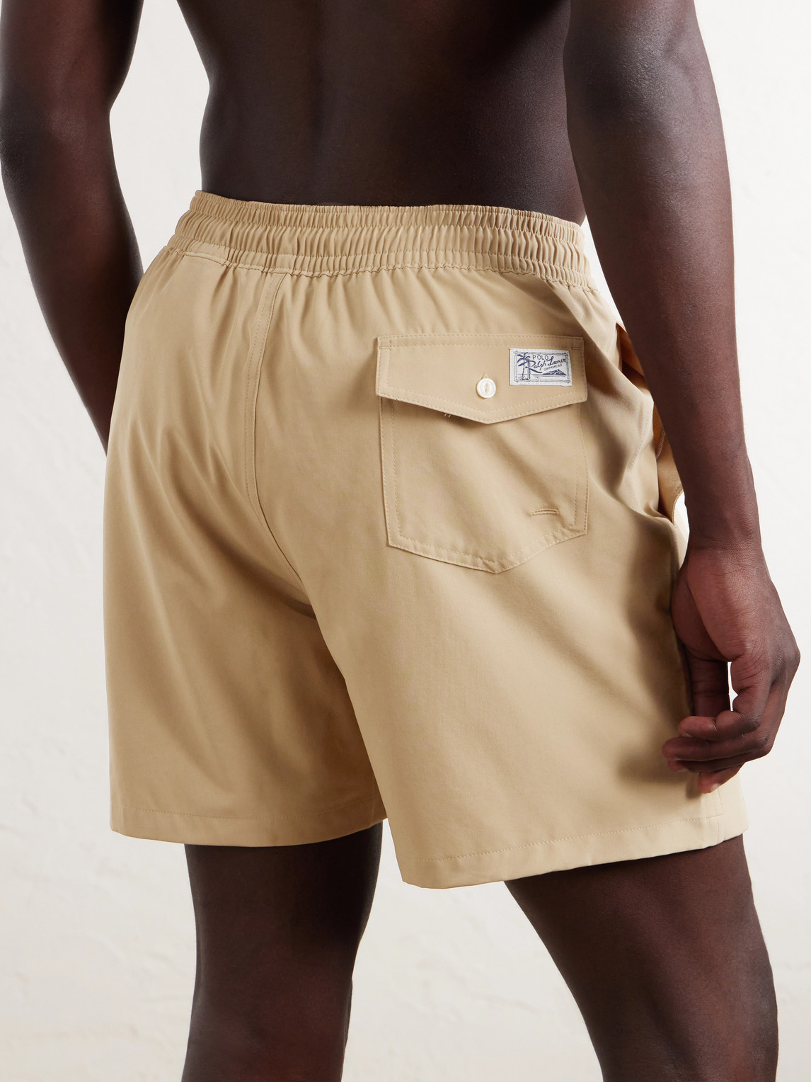 Traveler Straight-Leg Mid-Length Recycled Swim Shorts