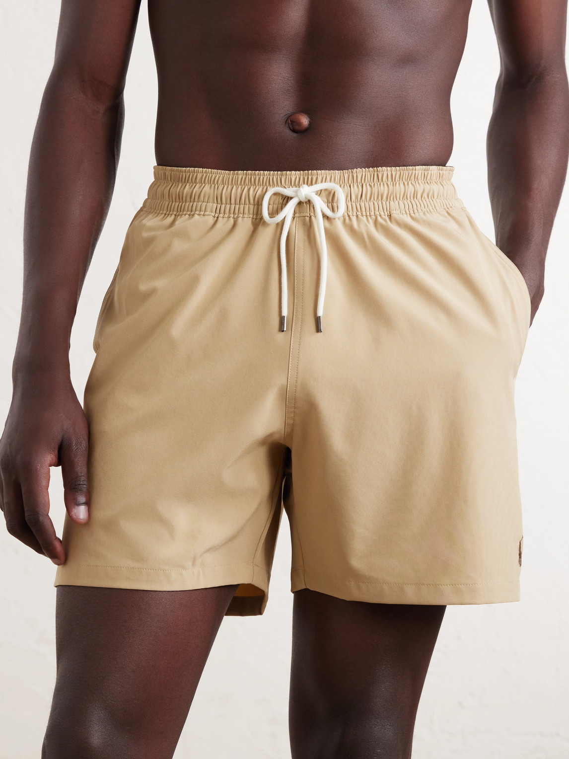 Traveler Straight-Leg Mid-Length Recycled Swim Shorts