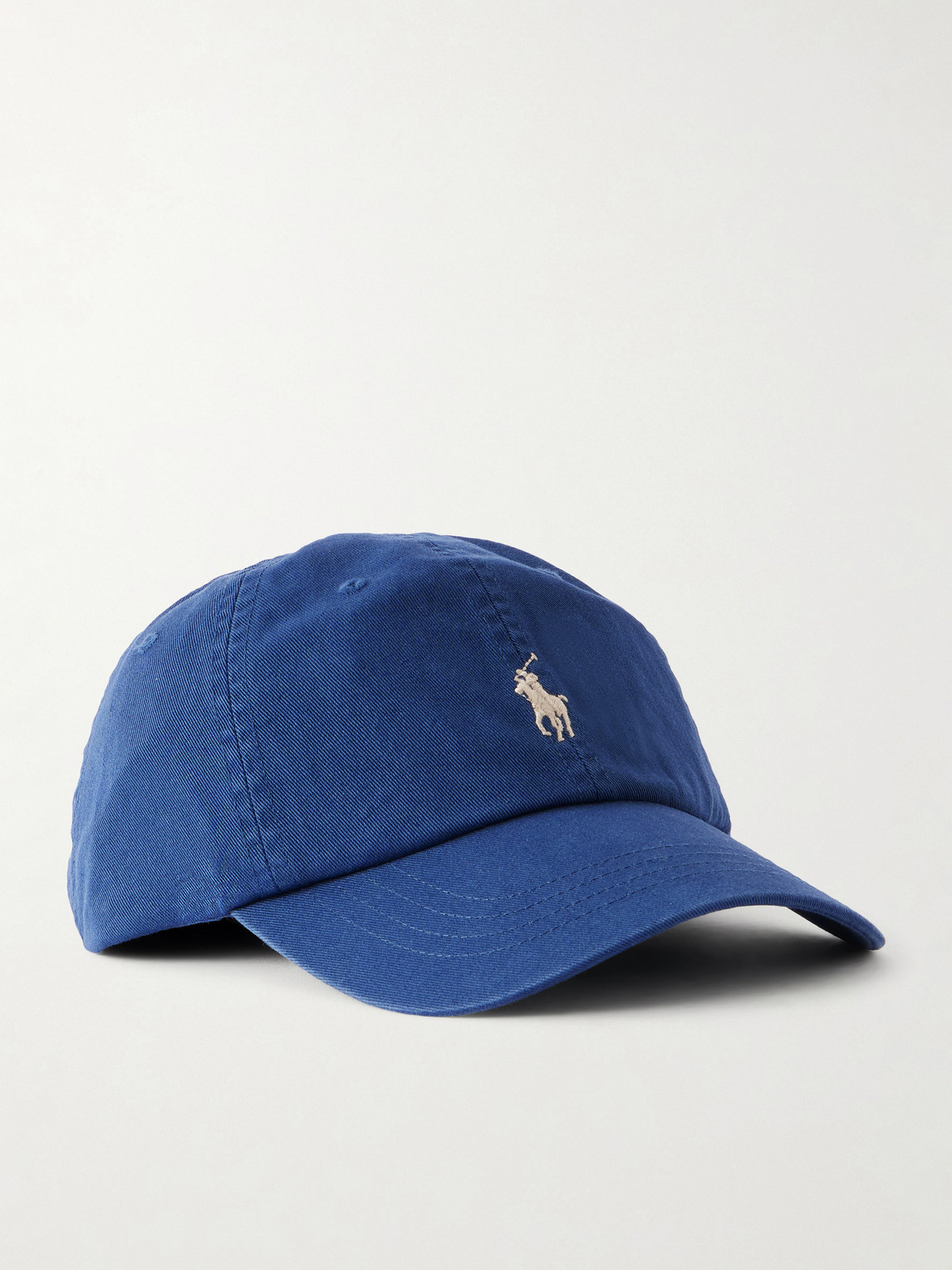 Polo Ralph Lauren Logo-embroidered Cotton-twill Baseball Cap In Blue