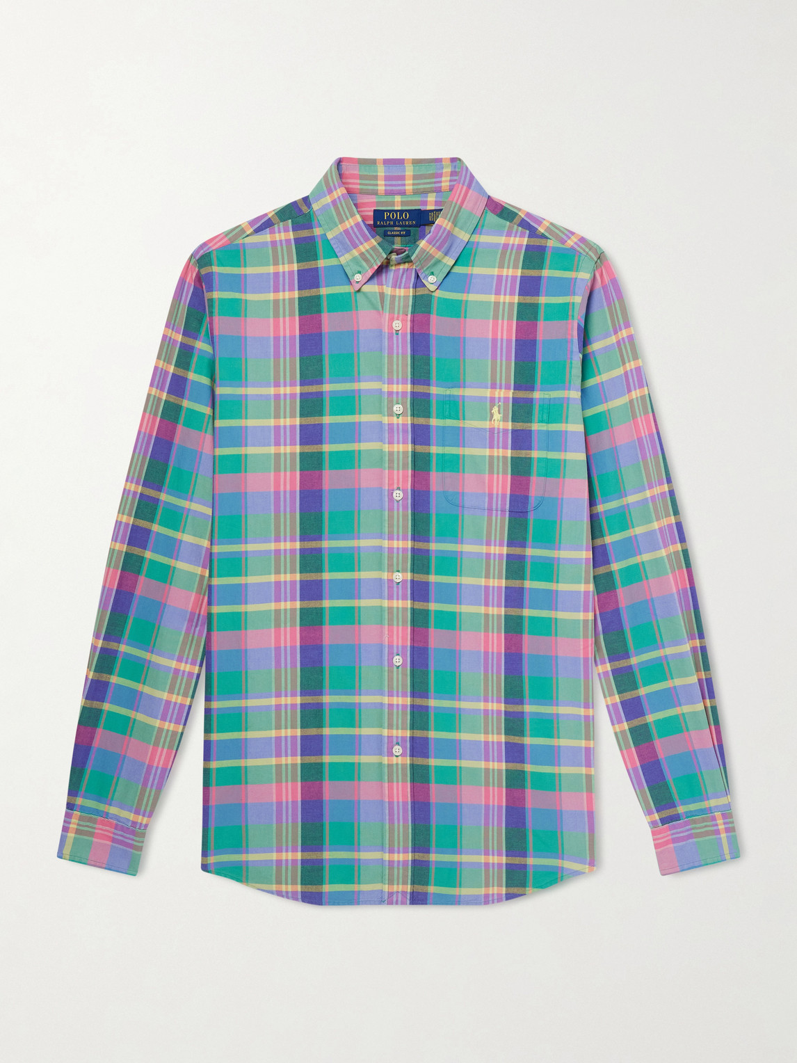 Polo Ralph Lauren Polo Ralph Lauren - Button-Down Collar Checked Cotton Shirt - Men - Green - XS aus 100% Cotton in Green