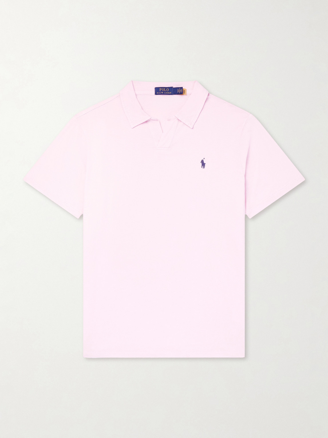 Polo Ralph Lauren Open-Collar Cotton and Linen-Blend Polo Shirt - Men
