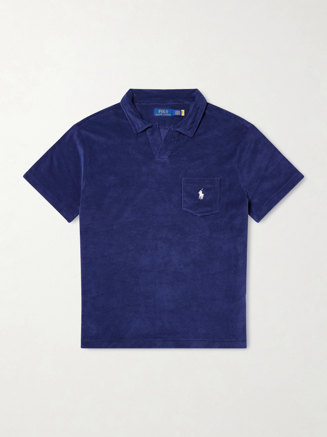 Polo Ralph Lauren Logo-Embroidered Cotton-Blend Terry Polo Shirt - Men