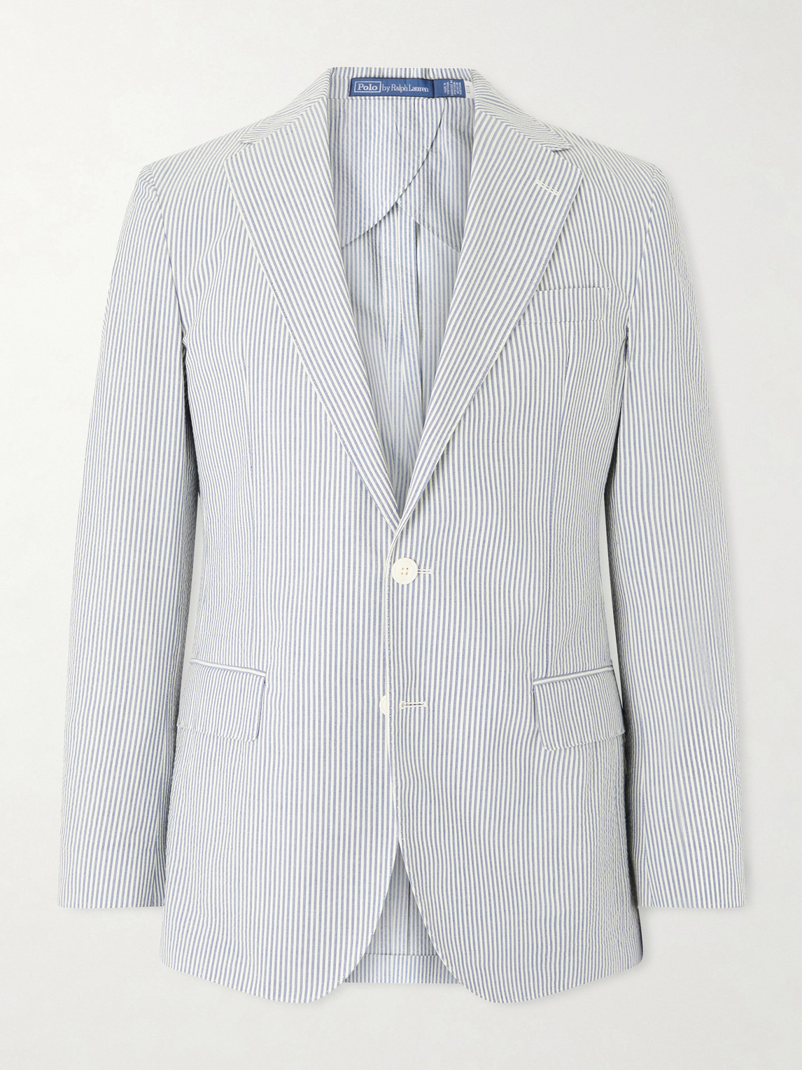 Polo Ralph Lauren Striped Cotton-Seersucker Blazer UK/US 38