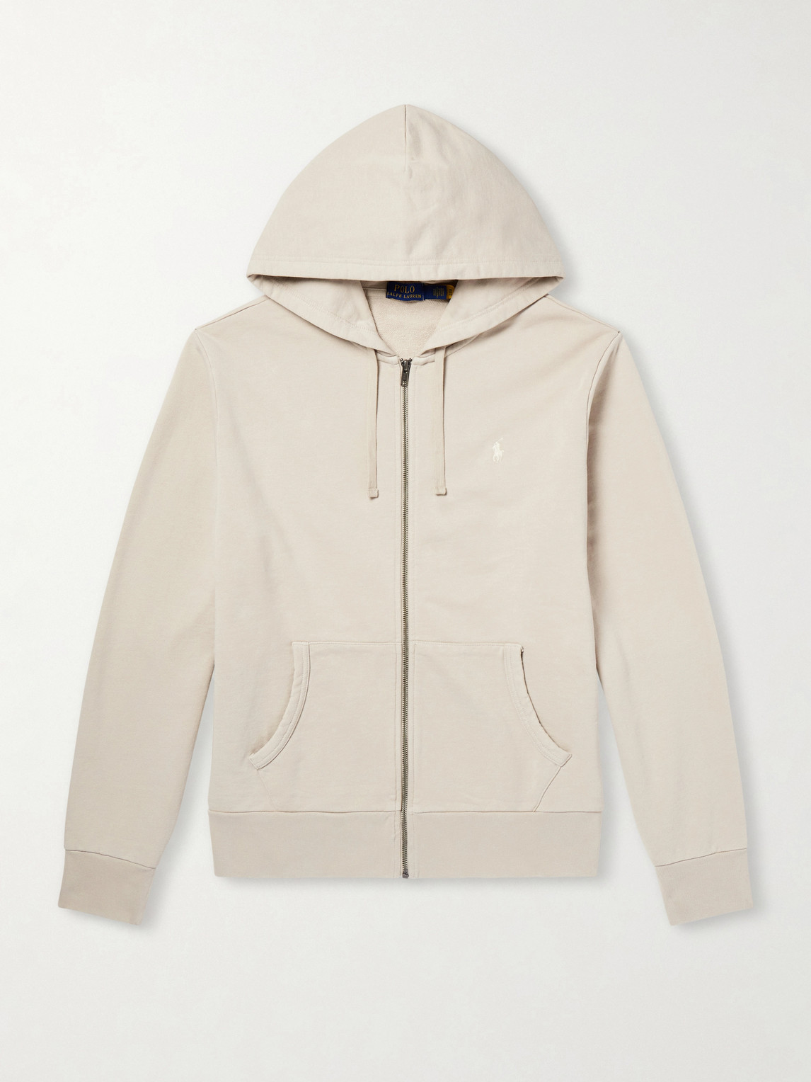 Polo Ralph Lauren Logo-Embroidered Cotton-Jersey Zip-Up Hoodie - Men