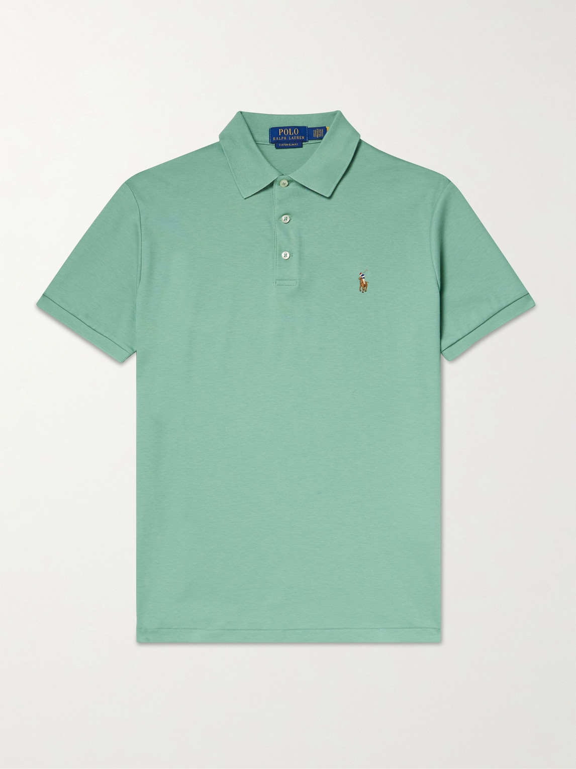 Polo Ralph Lauren Logo-Embroidered Cotton-Jersey Polo Shirt - Men
