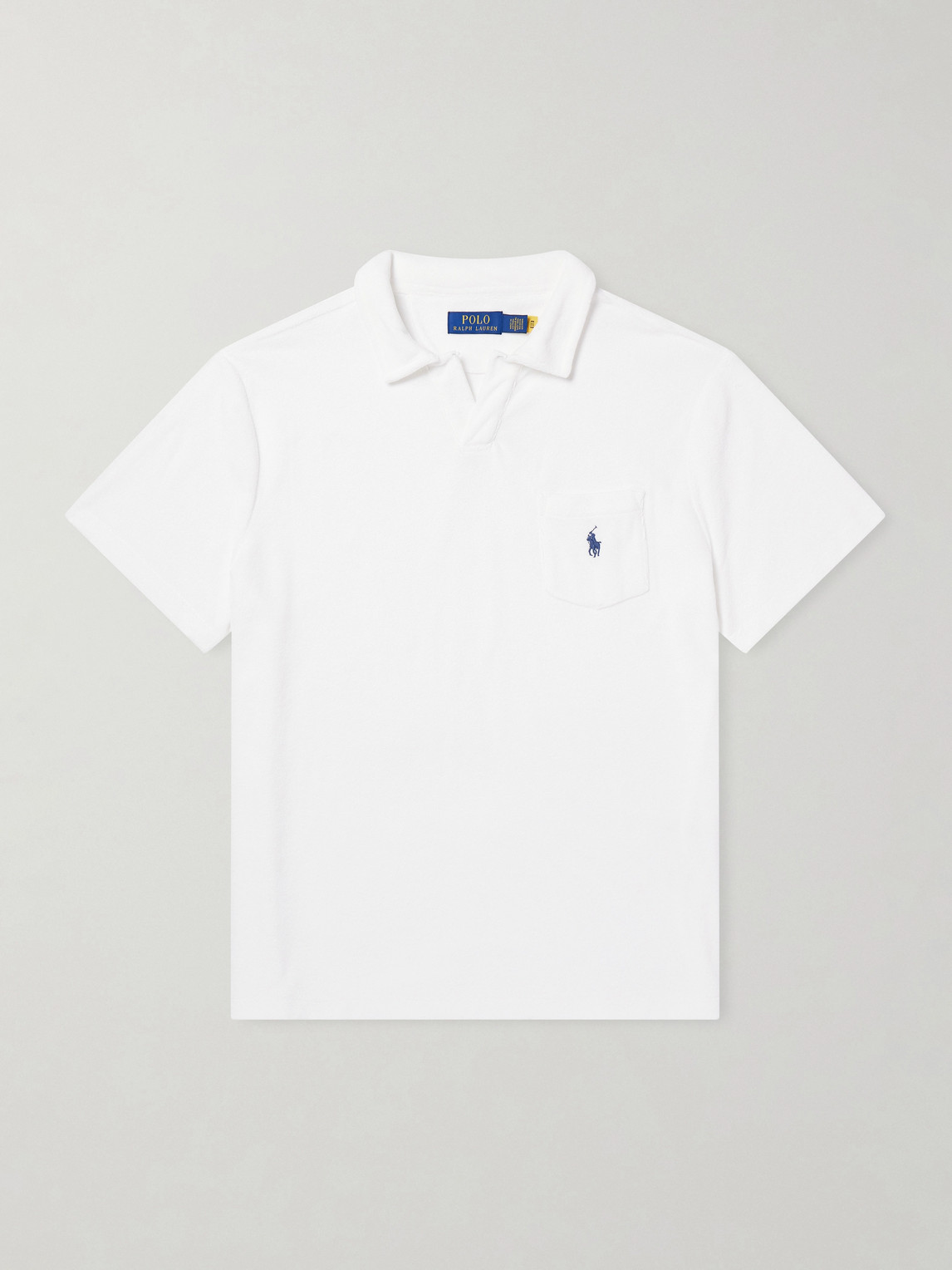 Polo Ralph Lauren ogo-Embroidered Cotton-Blend Terry Polo Shirt - Men