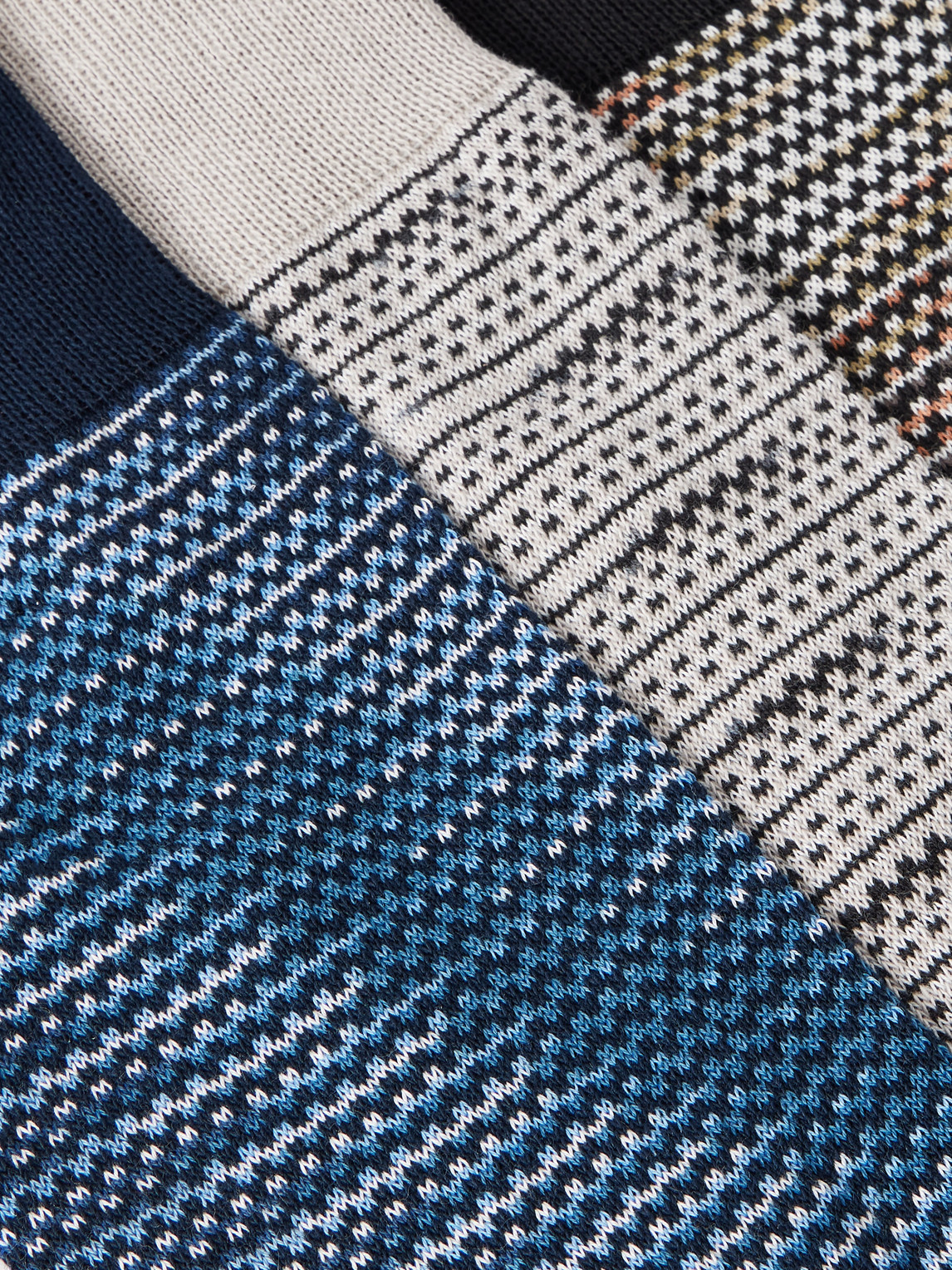 Three-Pack Cotton-Blend Socks