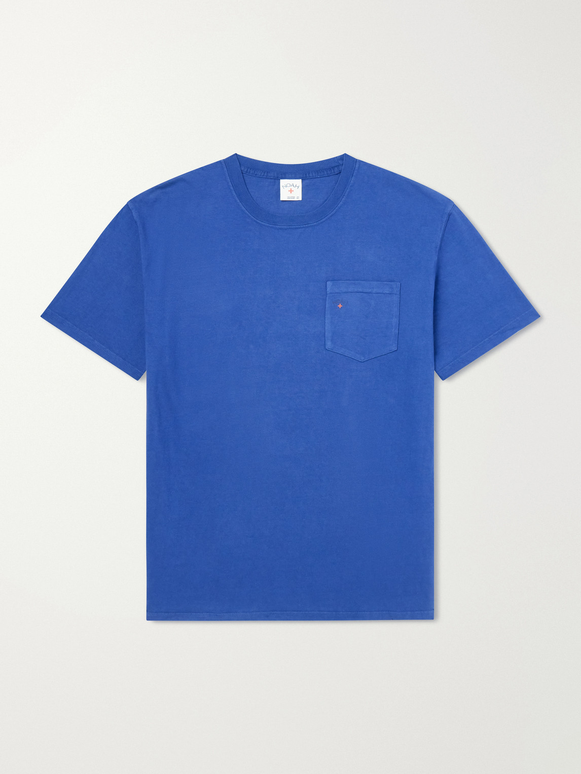 Noah Core Logo-printed Cotton T-shirt In Blue