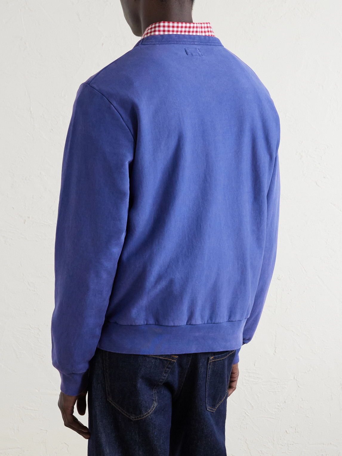 Noah Logo-Printed Cotton Sweatshirt - Men | Thumbnail 4 Noah Logo-Printed Cotton Sweatshirt - Men | Thumbnail 4