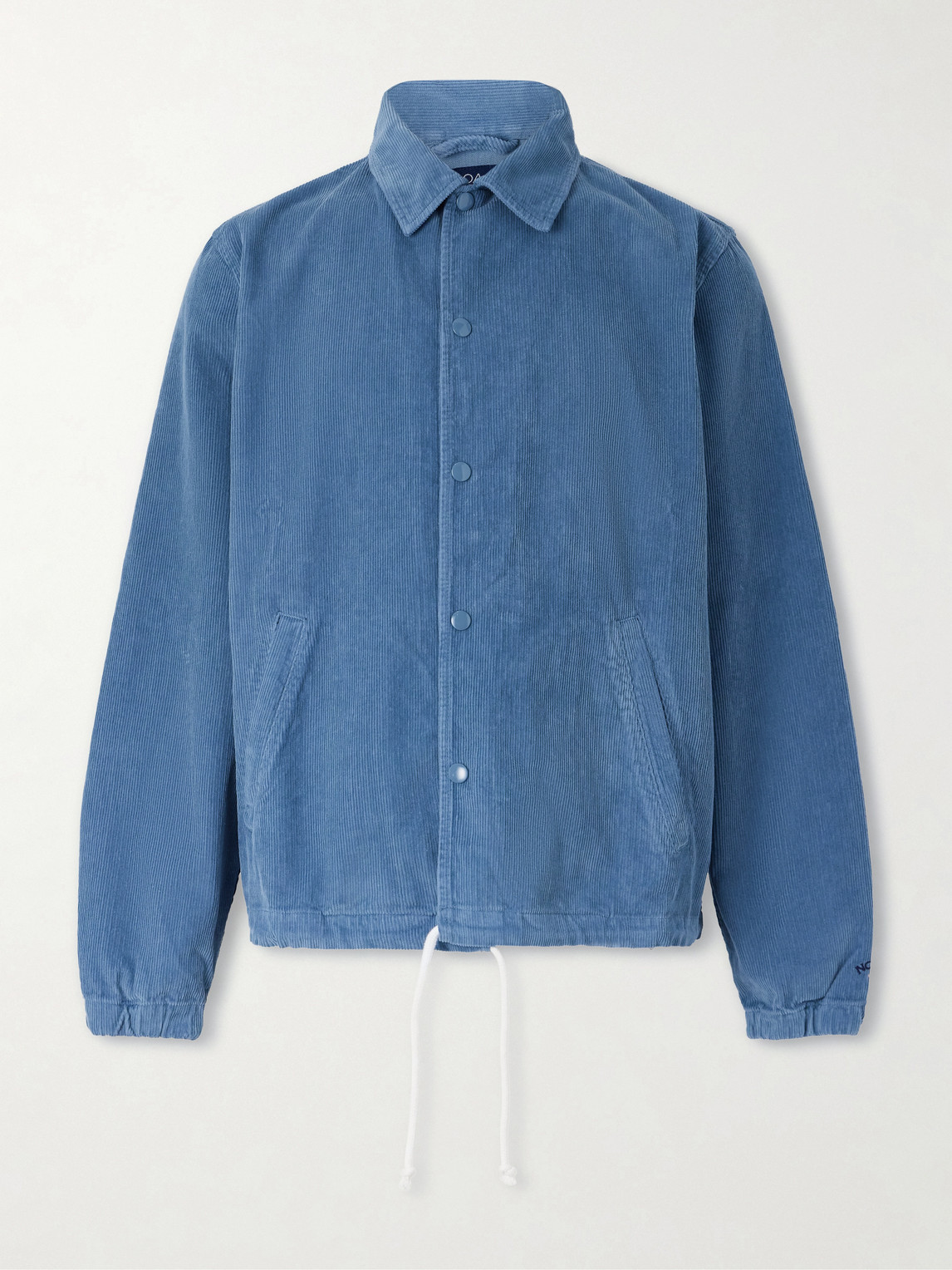 Noah Cotton-corduroy Jacket In Blue