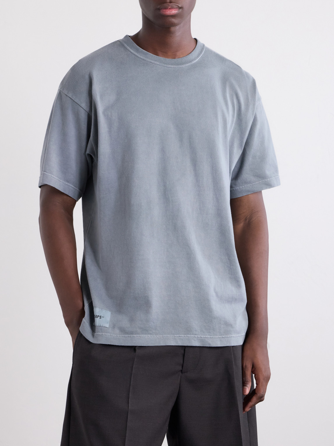 Logo-Appliquéd Cotton-Jersey T-Shirt