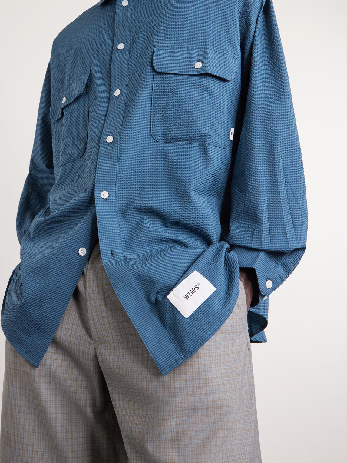 Checked Seersucker Shirt