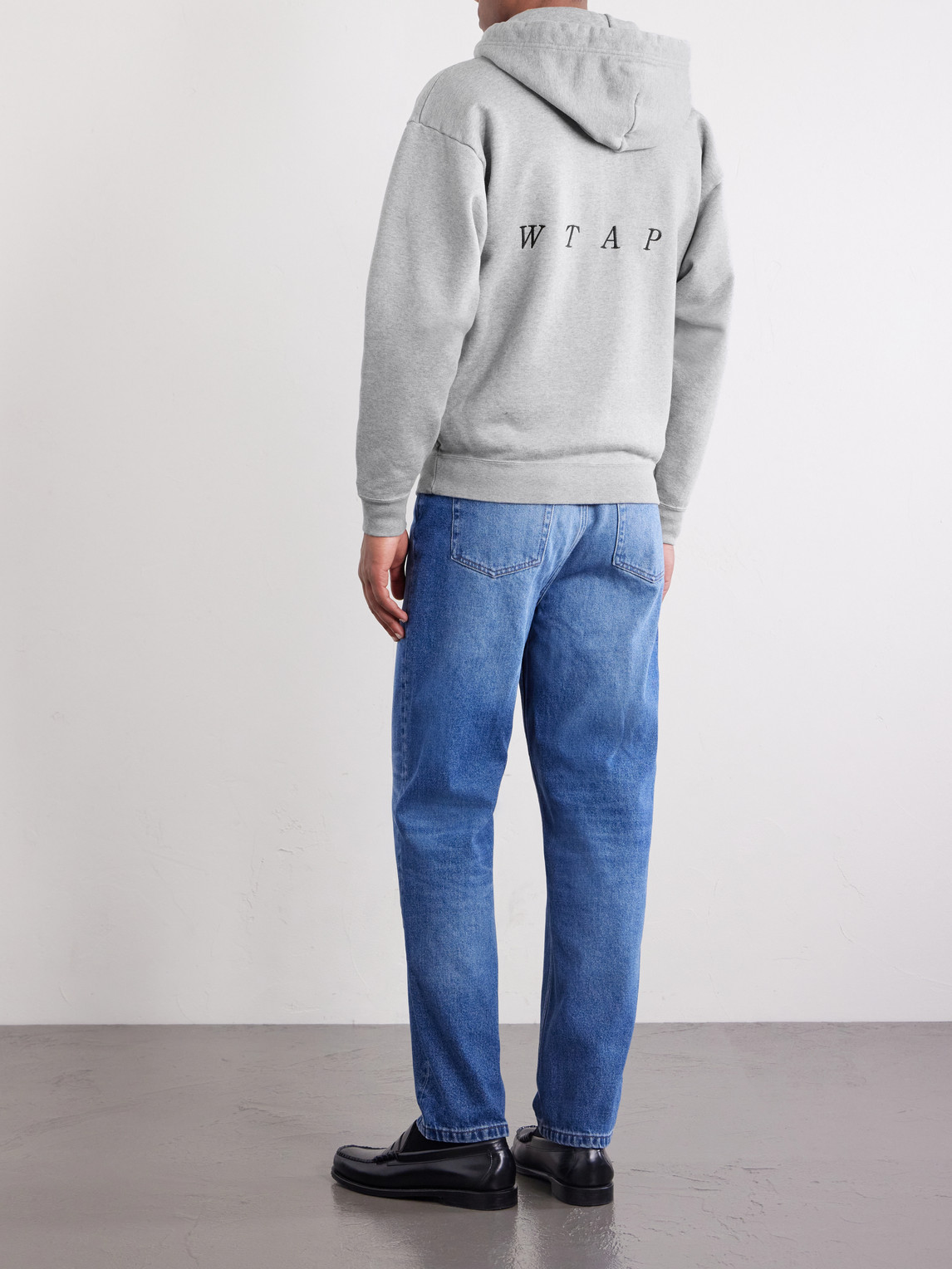 Throwdy Logo-Appliquéd Cotton-Jersey Zip-Up Hoodie