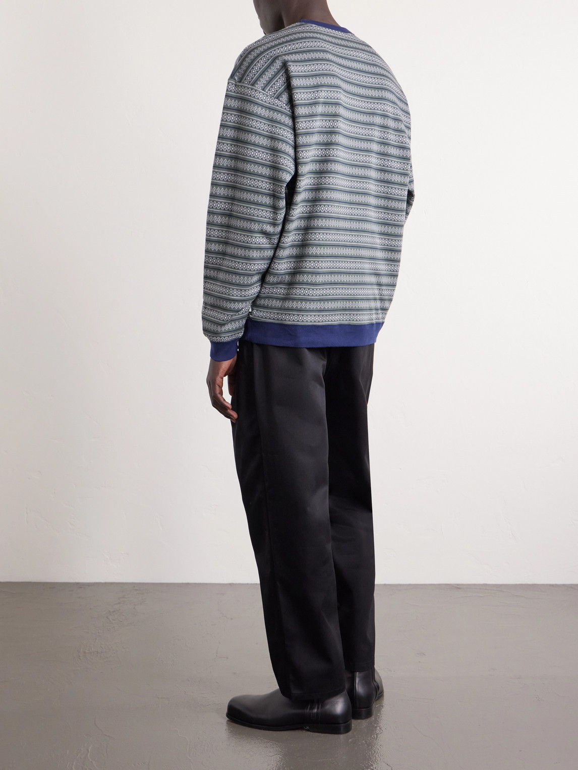  Wtaps - Straight-leg Pleated Twill Trousers - Men - Black - S 