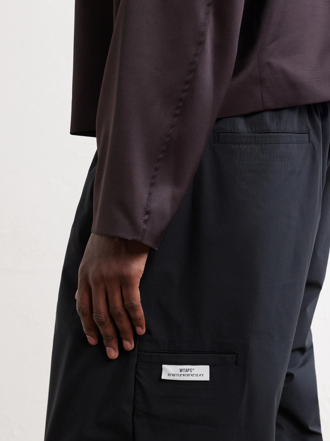 Sddt2001 Straight-Leg Drawstring Ripstop Trousers