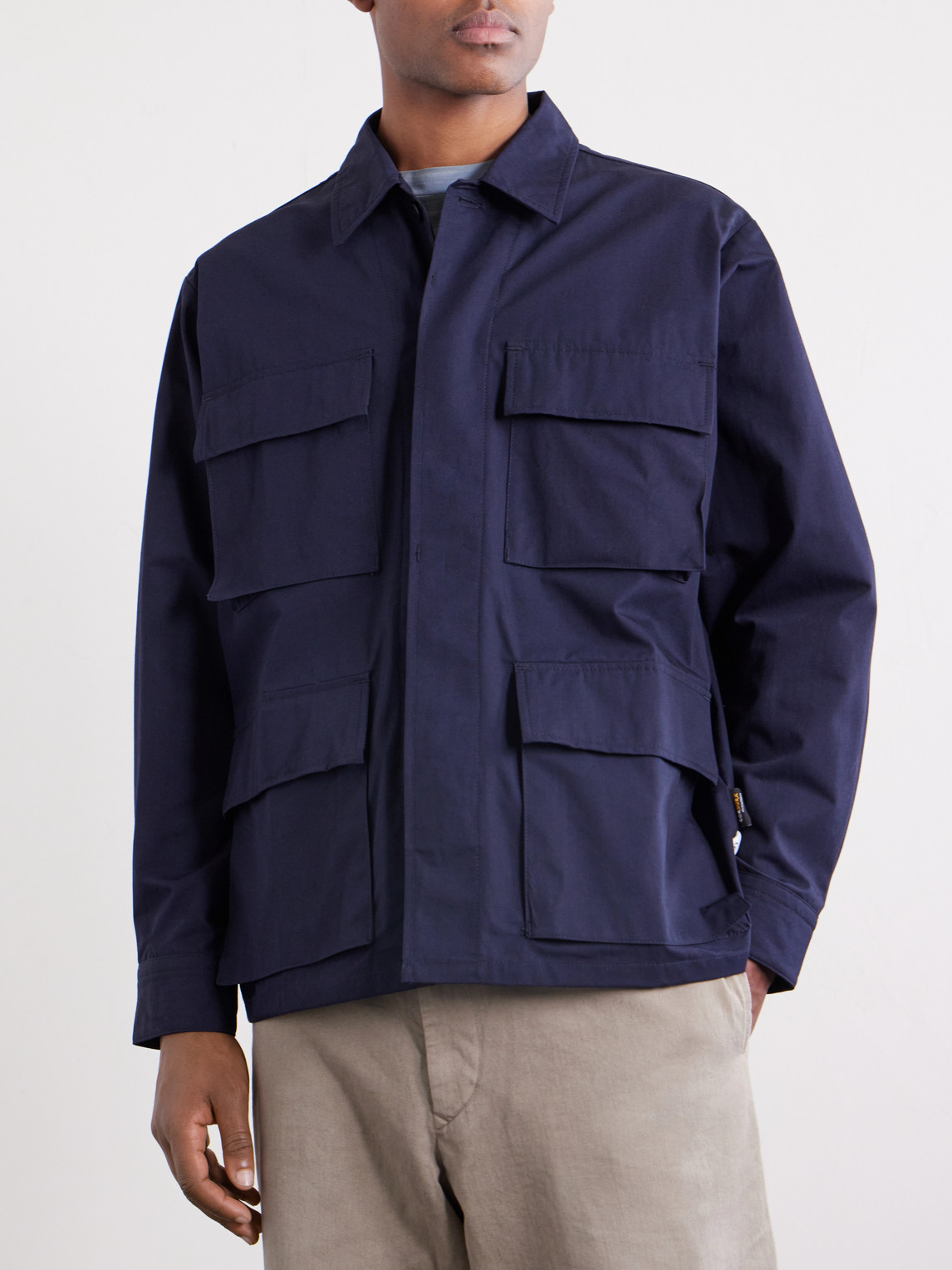 Logo-Print Cotton-Blend Cordura® Overshirt