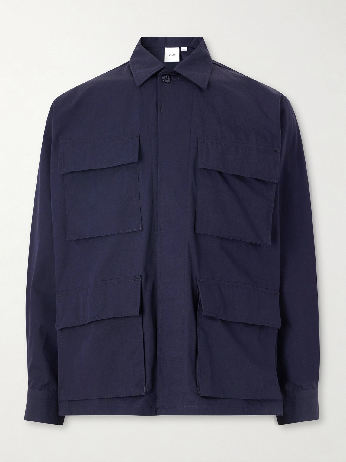 WTAPS Logo-Print Cotton-Blend CORDURA® Overshirt - Men