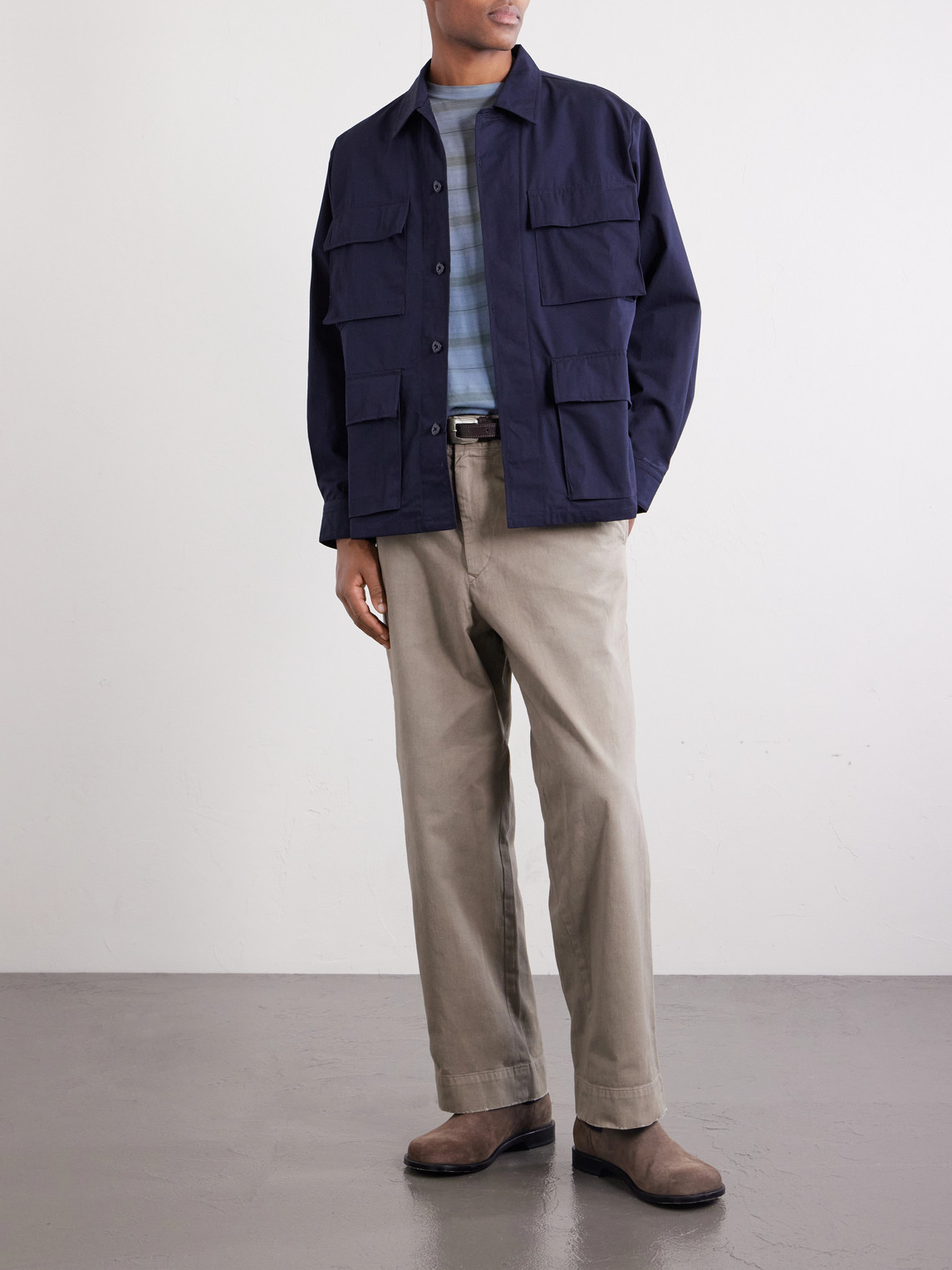 Logo-Print Cotton-Blend Cordura® Overshirt