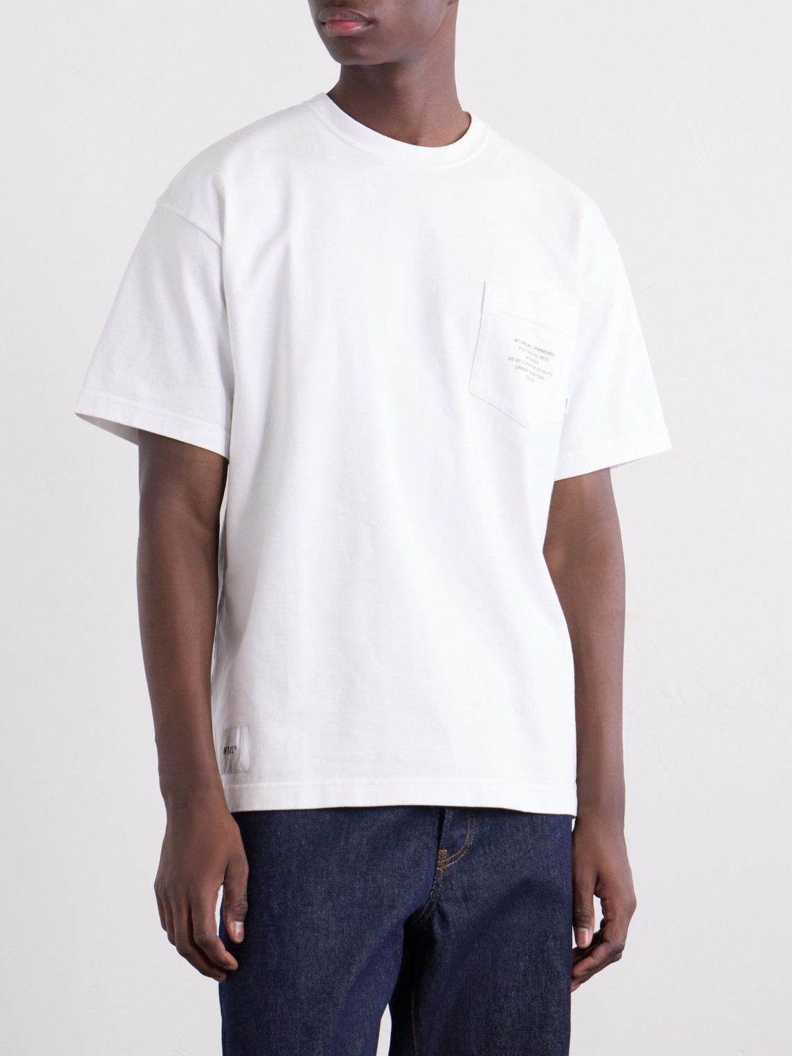 Logo-Appliquéd Printed Cotton-Jersey T-Shirt