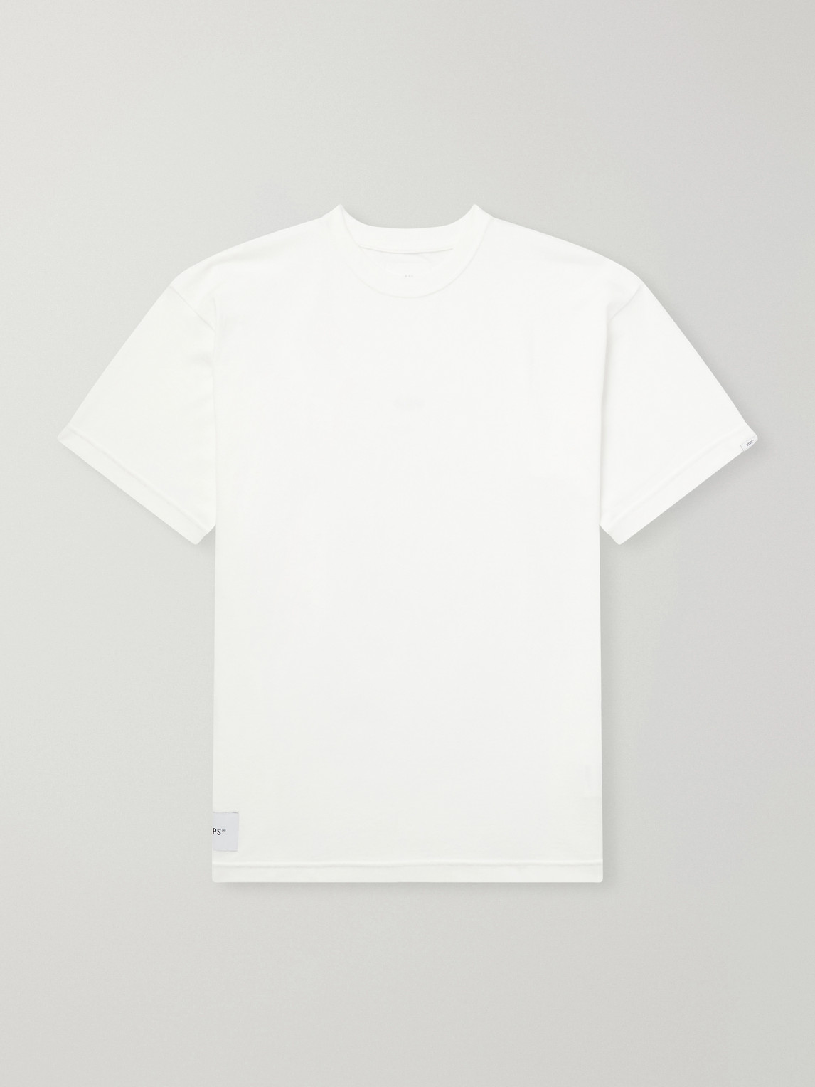 Wtaps Sign-yd Cotton-jersey T-shirt In White