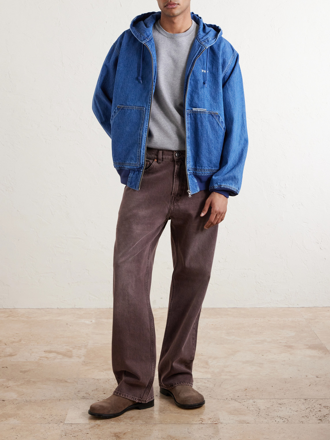 D00M Denim Hooded Jacket