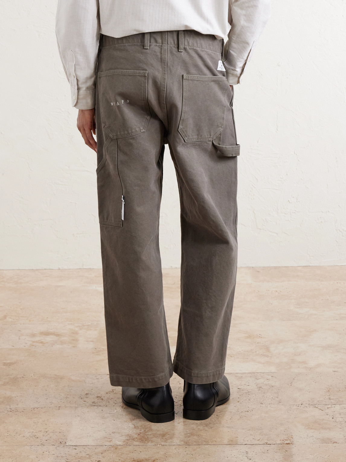 Armstg2501 Straight-Leg Cotton-Canvas Trousers
