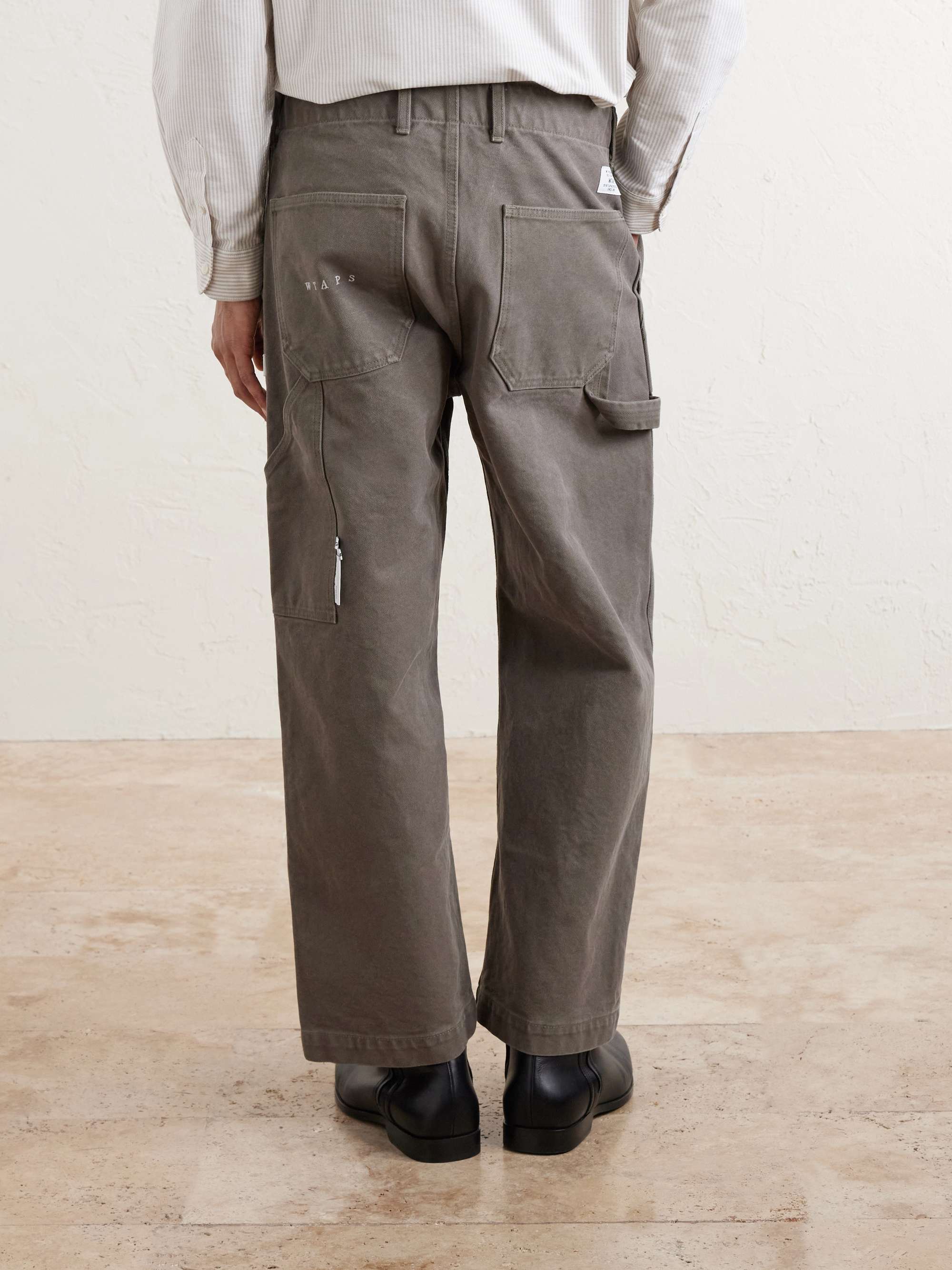 WTAPS® ARMSTG2501 Straight-Leg Cotton-Canvas Trousers for Men | MR