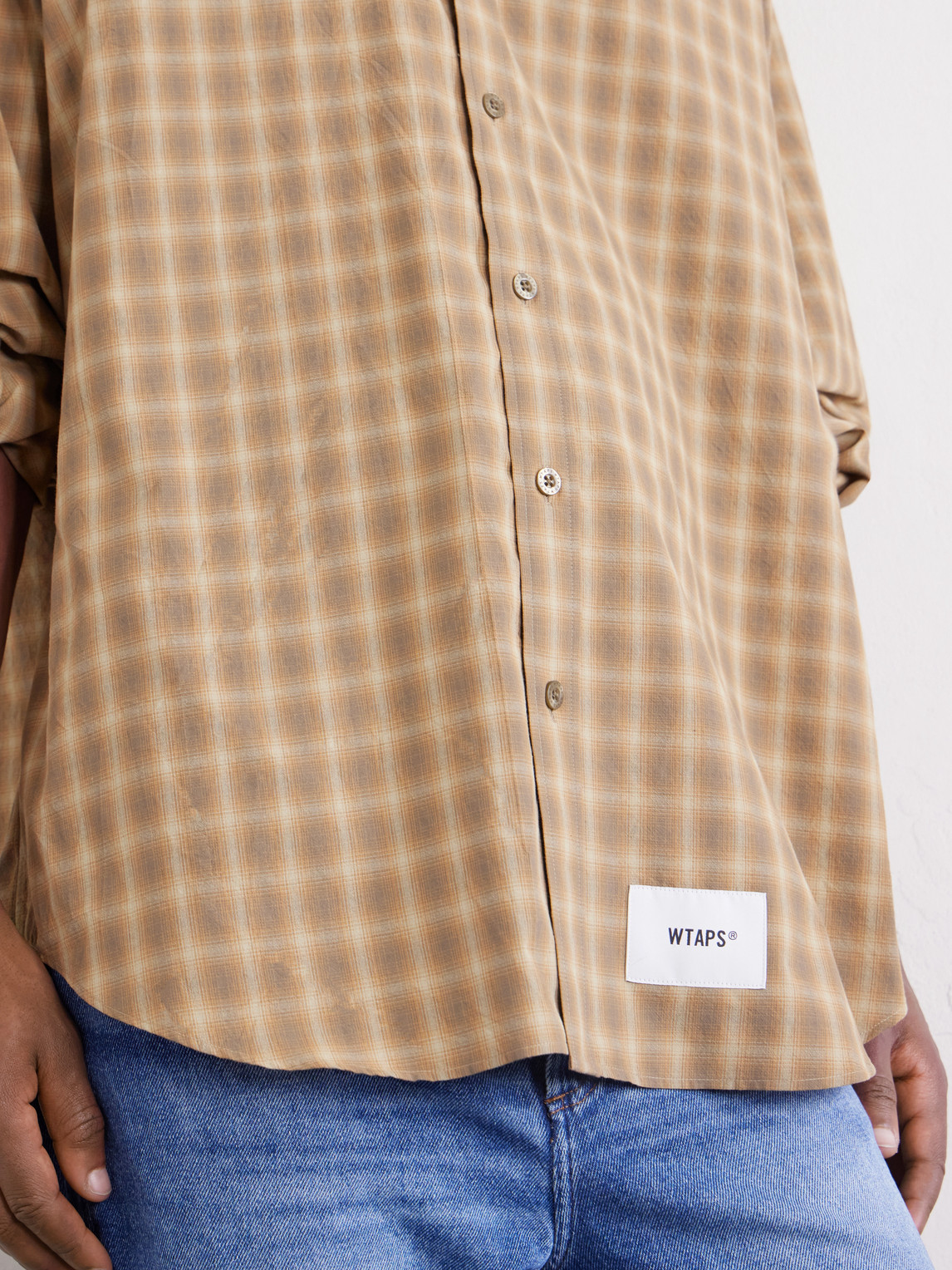 Logo-Appliquéd Checked