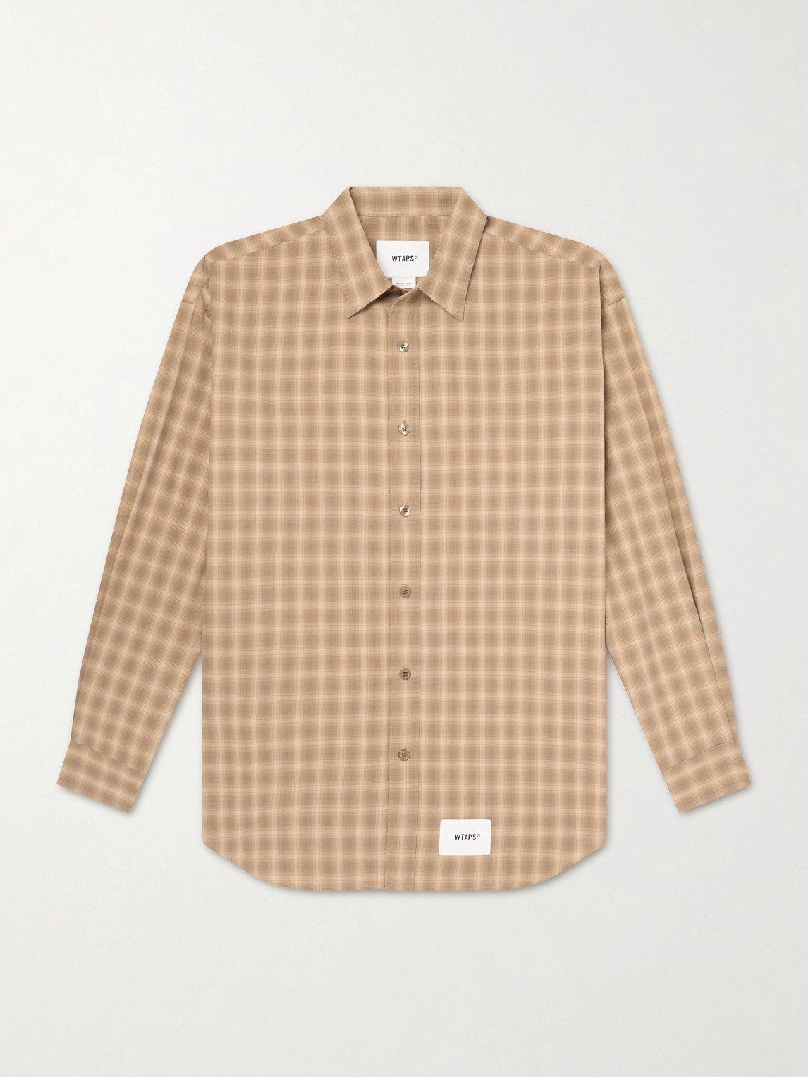 WTAPS Logo-Appliquéd Checked Woven Shirt - Men