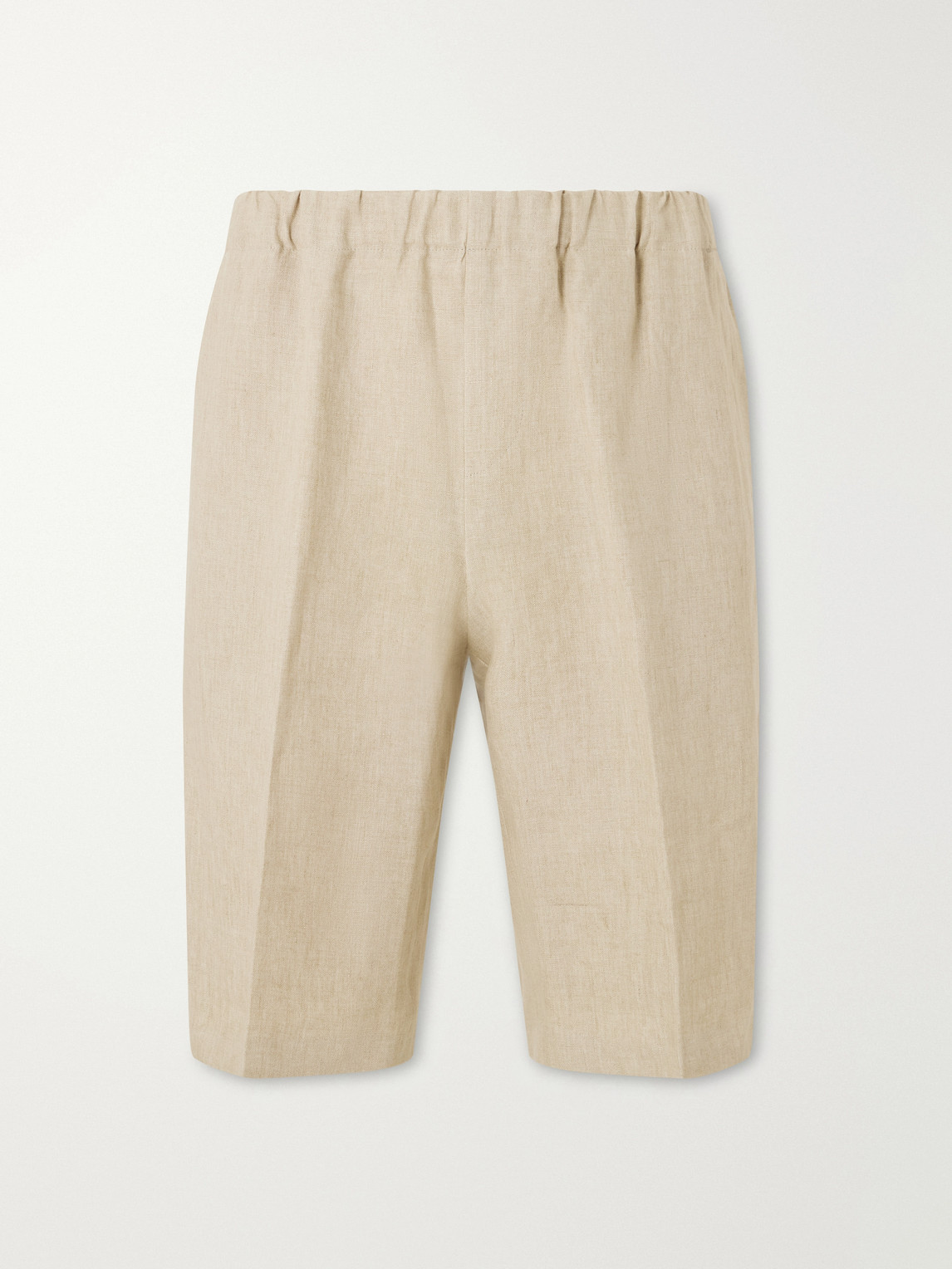 PIACENZA 1733 Straight-Leg Linen Bermuda Shorts - Men