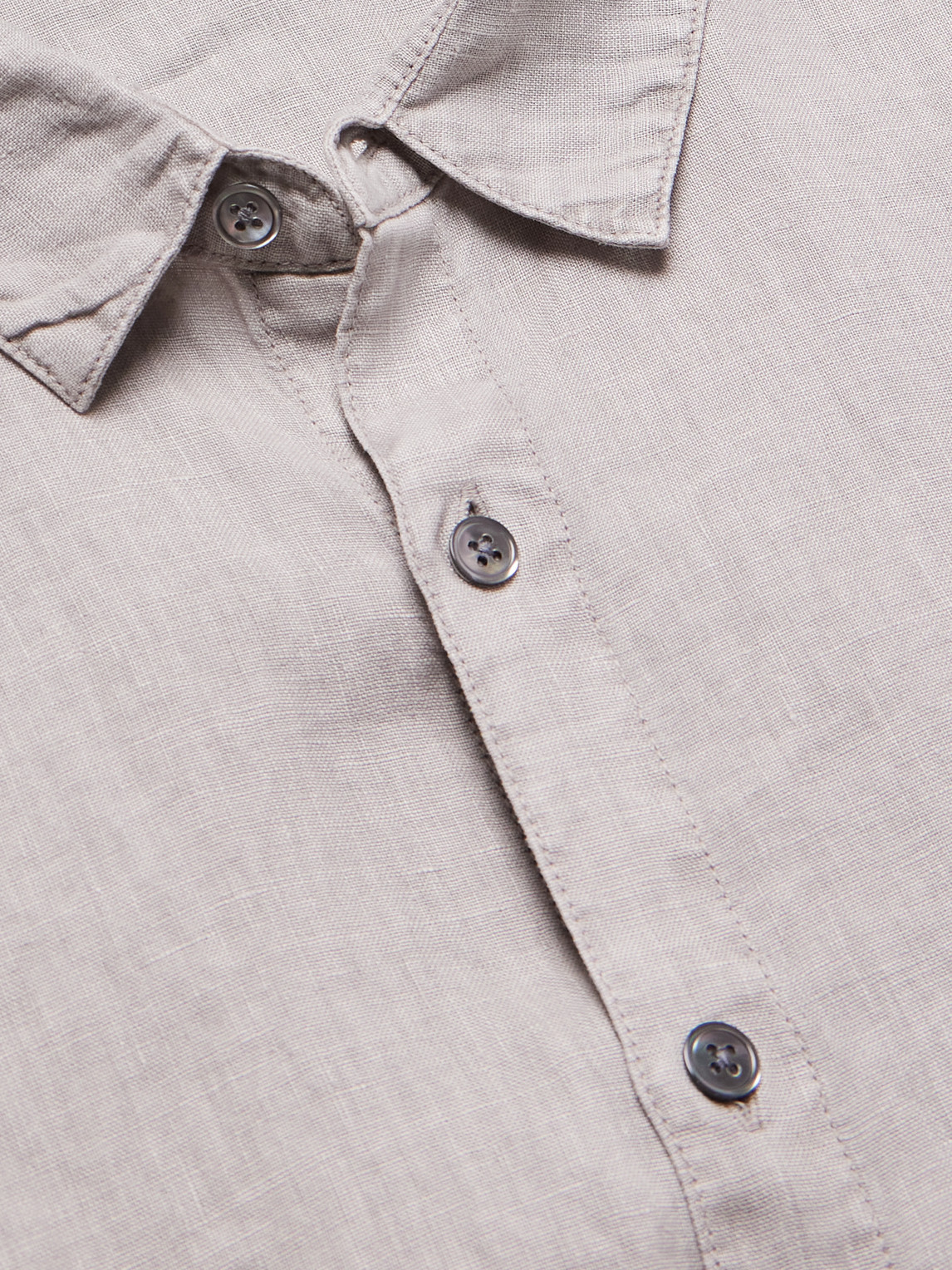 Garment-Dyed Linen Shirt