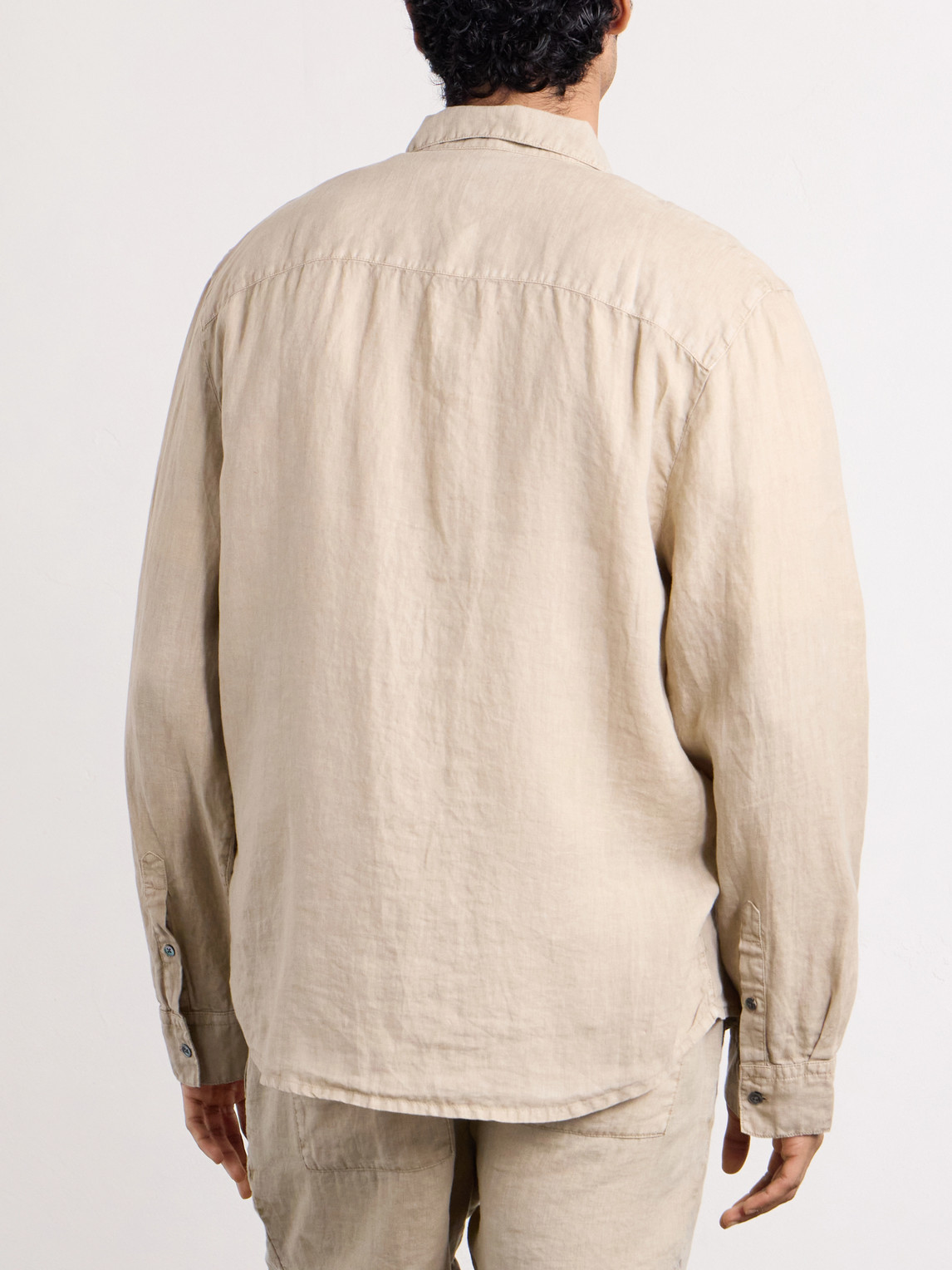  James Perse - Linen Canvas Shirt - Men - Neutrals - 1 