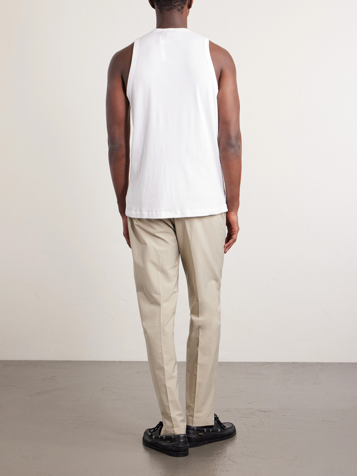La Skate Ribbed Stretch-Cotton Jersey Tank Top