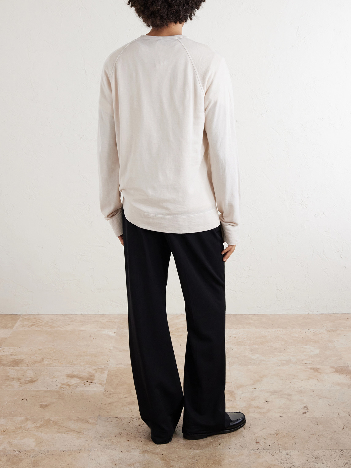  James Perse - Supima Cotton-jersey Sweatshirt - Men - Neutrals - 1 