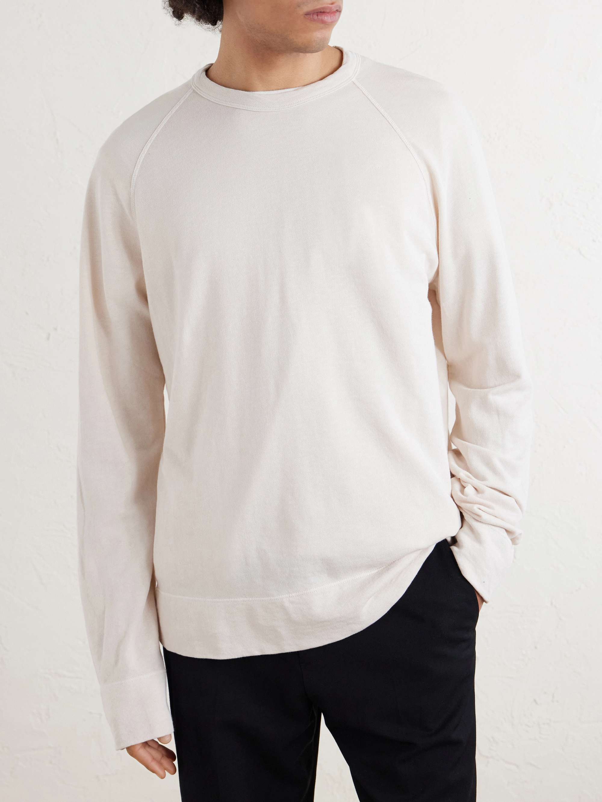 JAMES PERSE Supima Cotton-Jersey Sweatshirt