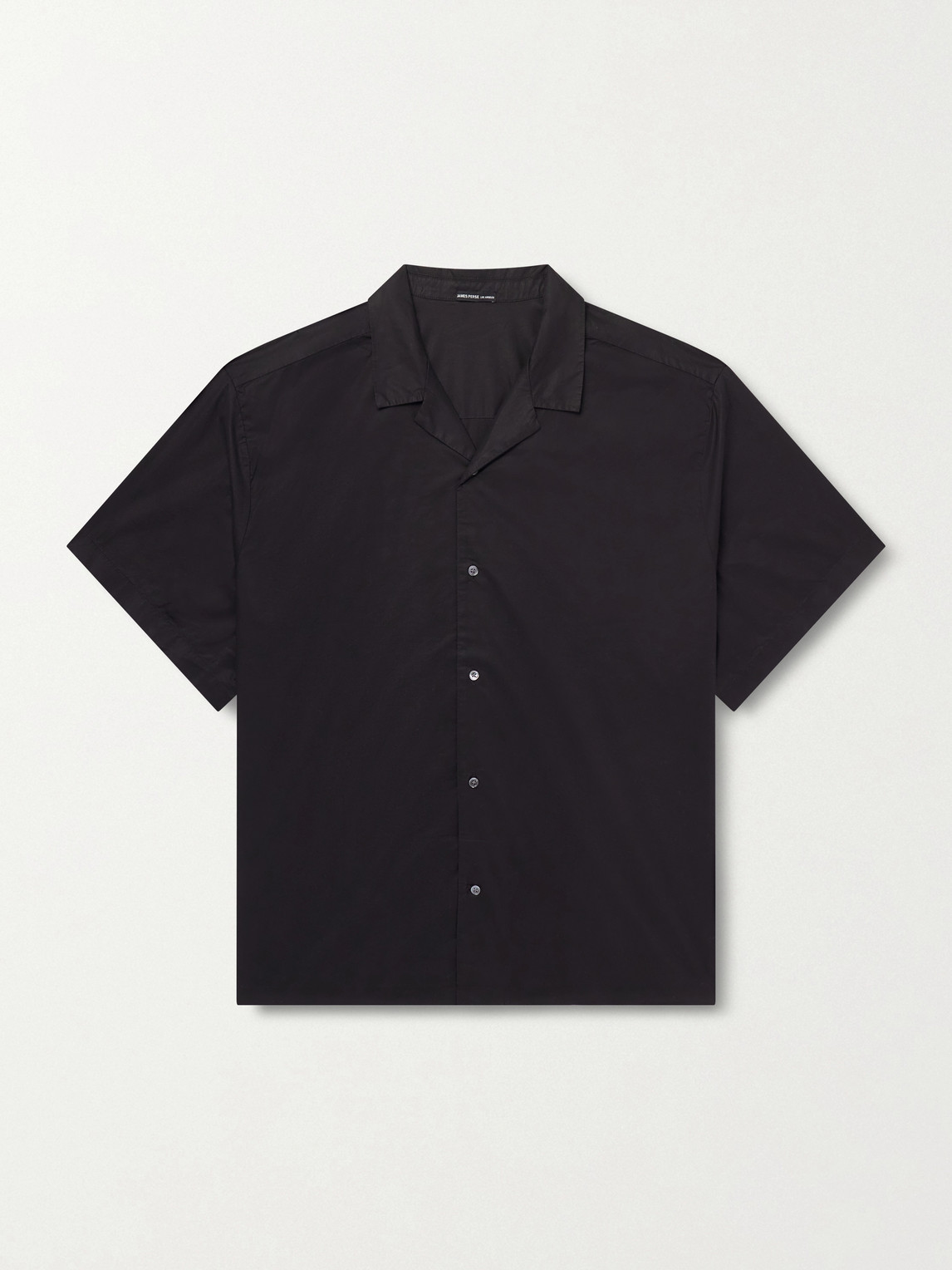 James Perse Convertible-Collar Cotton-Blend Poplin Shirt - Men