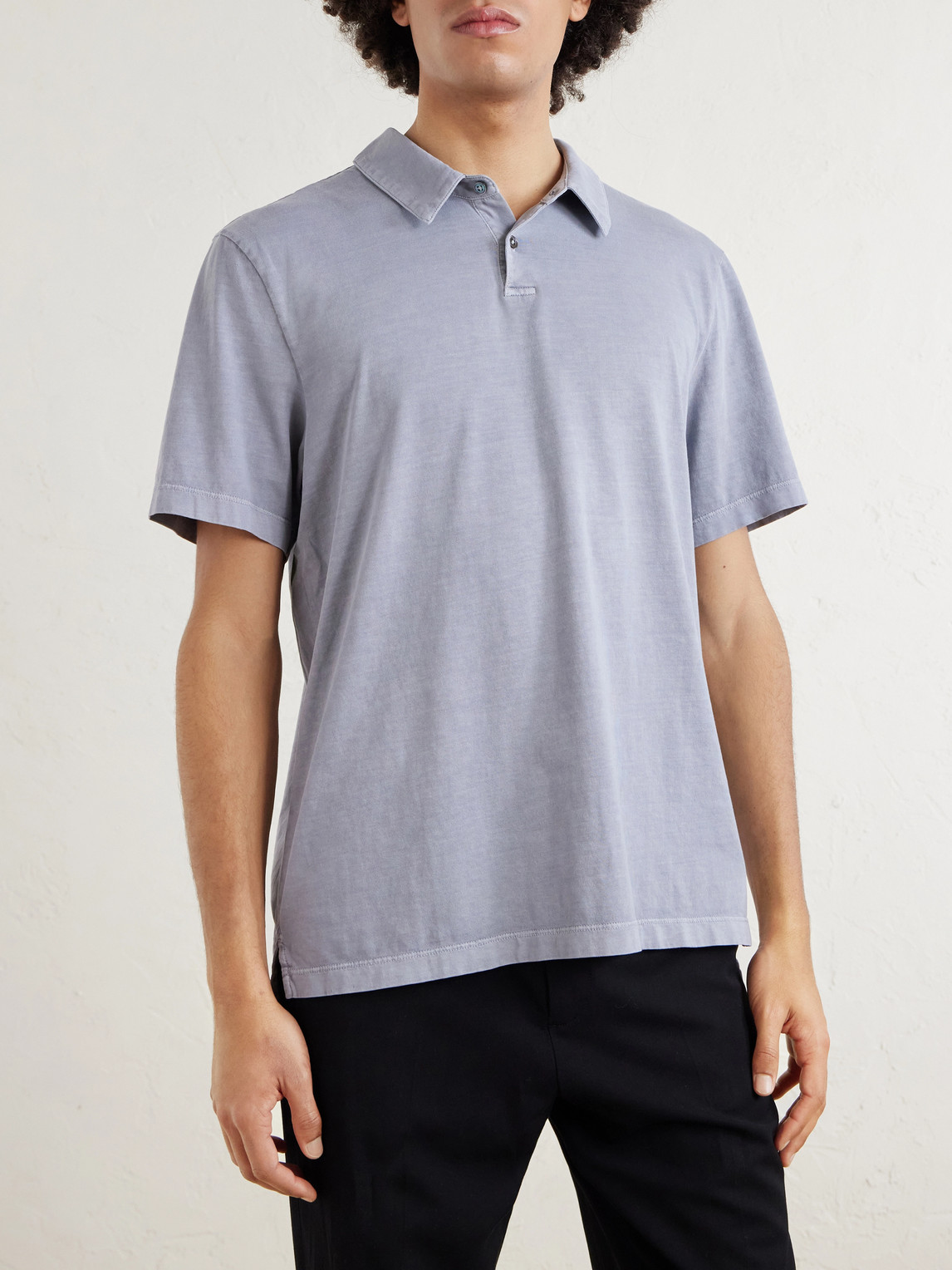 Supima Cotton-Jersey Polo Shirt