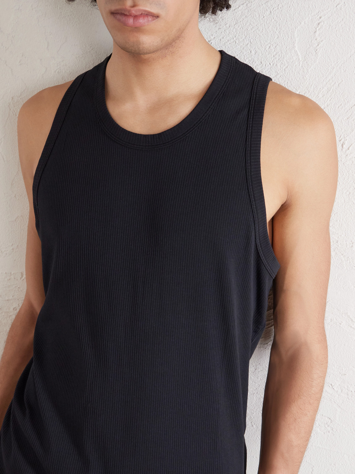 La Skate Ribbed Stretch-Cotton Jersey Tank Top