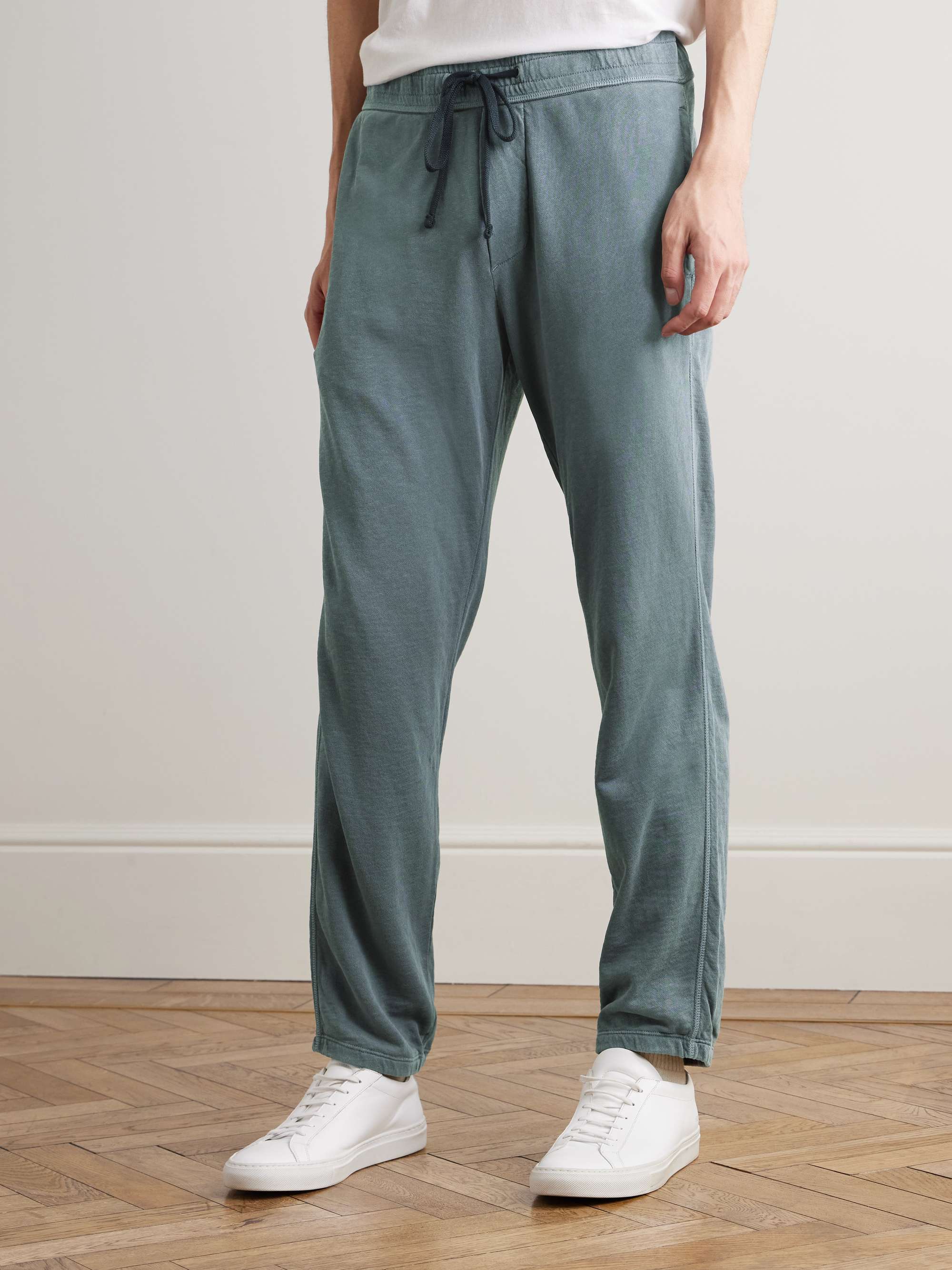 JAMES PERSE Tapered Supima Cotton-Jersey Sweatpants