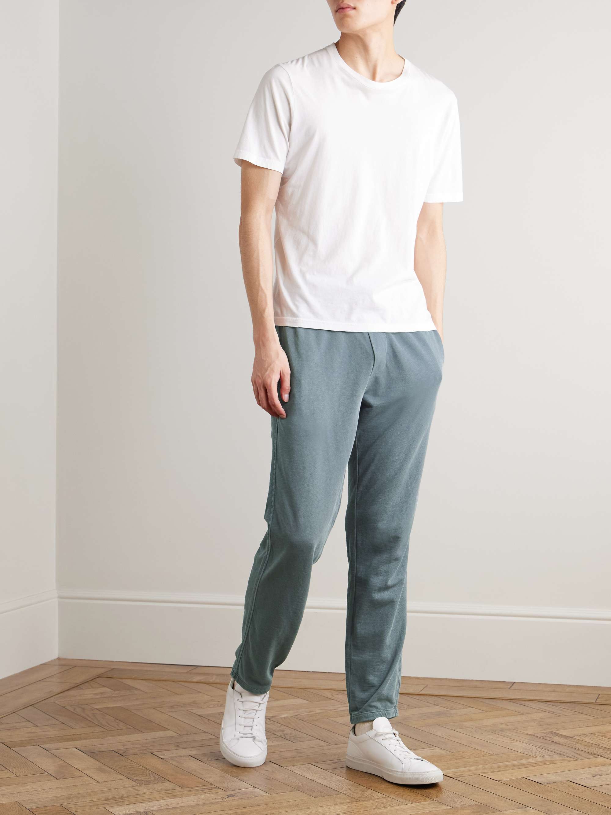 JAMES PERSE Tapered Supima Cotton-Jersey Sweatpants