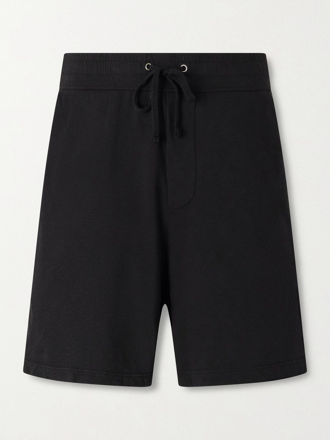 James Perse Straight-Leg Cotton-Jersey Drawstring Shorts - Men