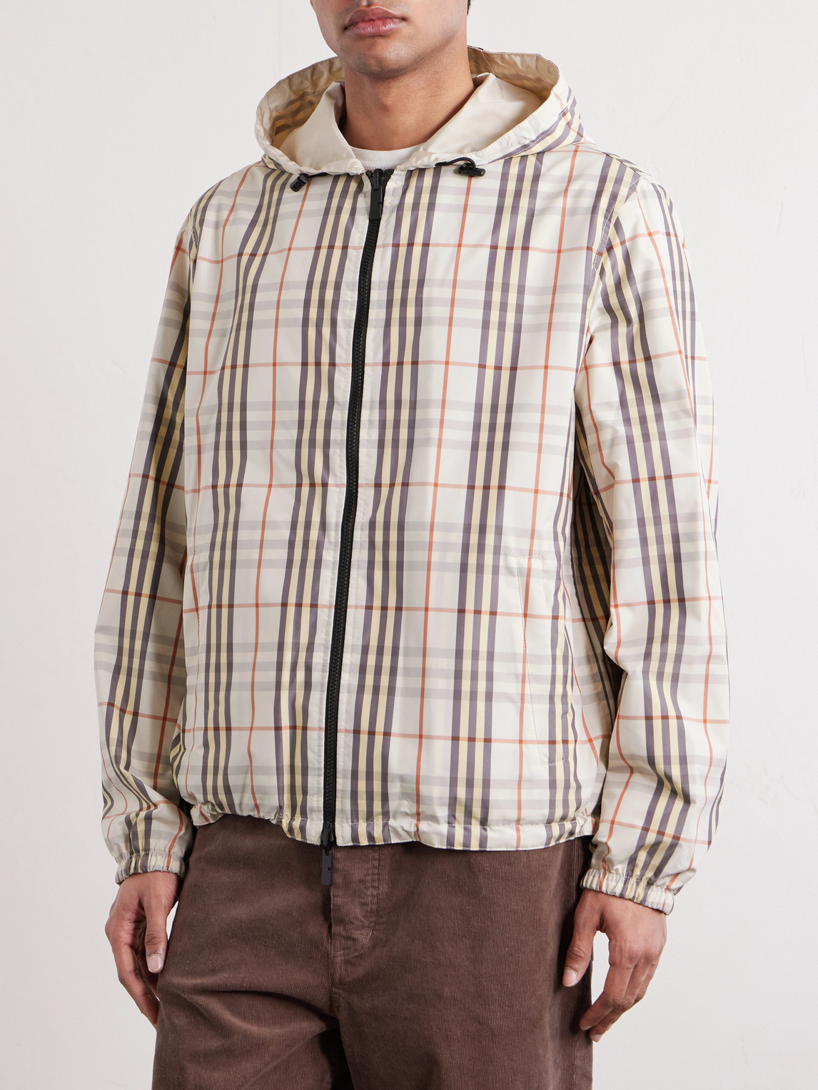  Burberry - Newport Reversible Shell Windbreaker Jacket - Men - Green - S 