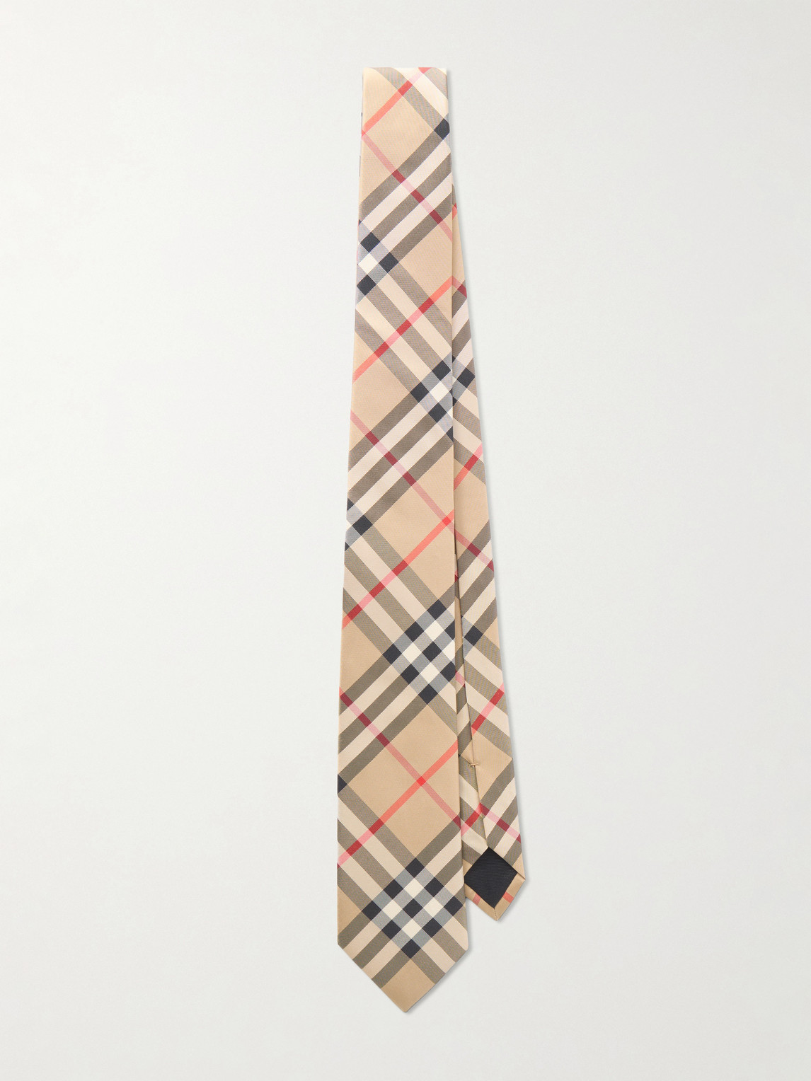 Burberry Archive Checked Silk-twill Tie In Multi