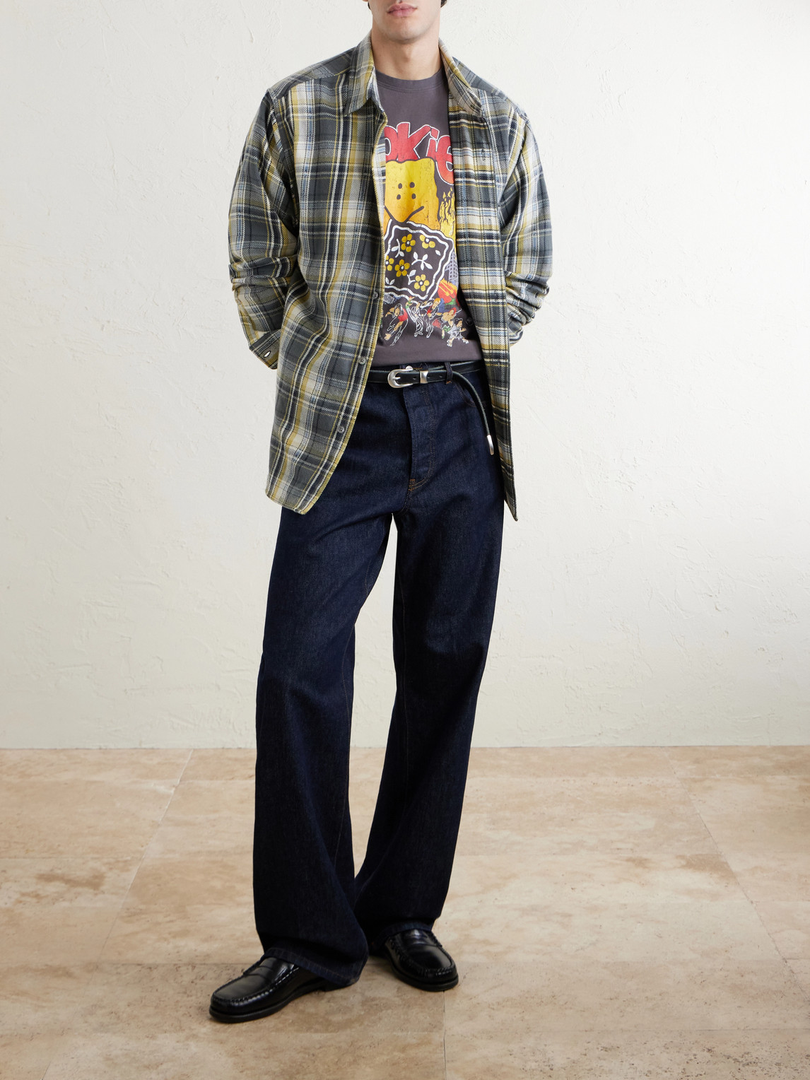 Buster Peckish Bowy Printed Cotton-Jersey T-Shirt